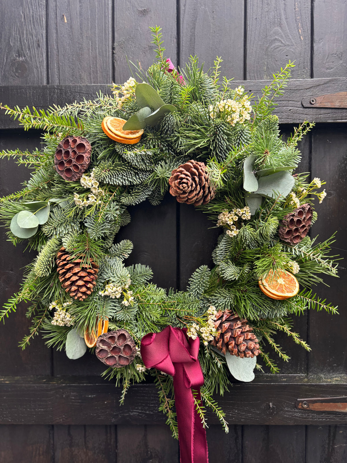 Fresh Christmas Wreath Workshop - Thurs 3rd December