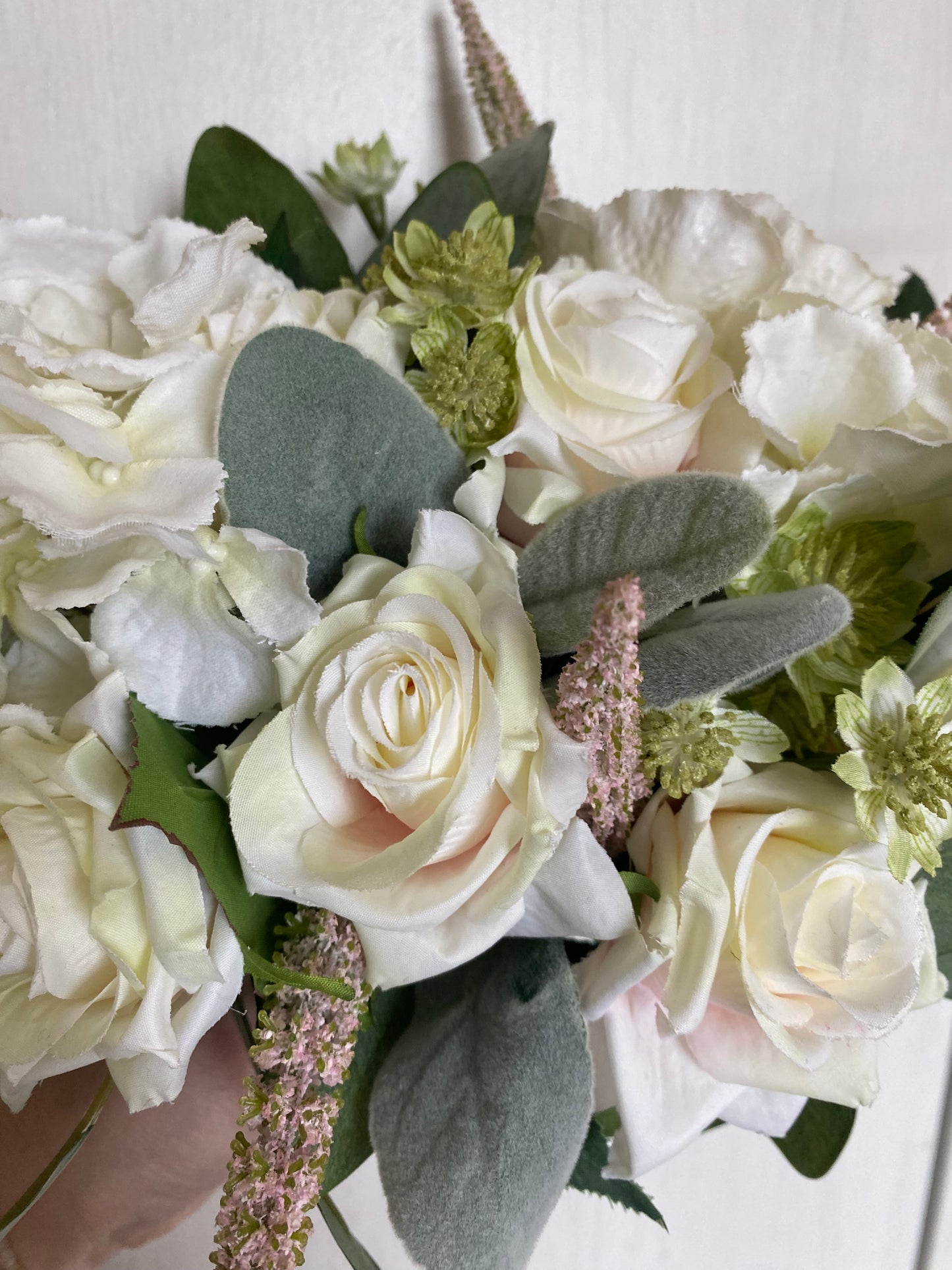 Ivory & Pale Pink Wedding Bouquet