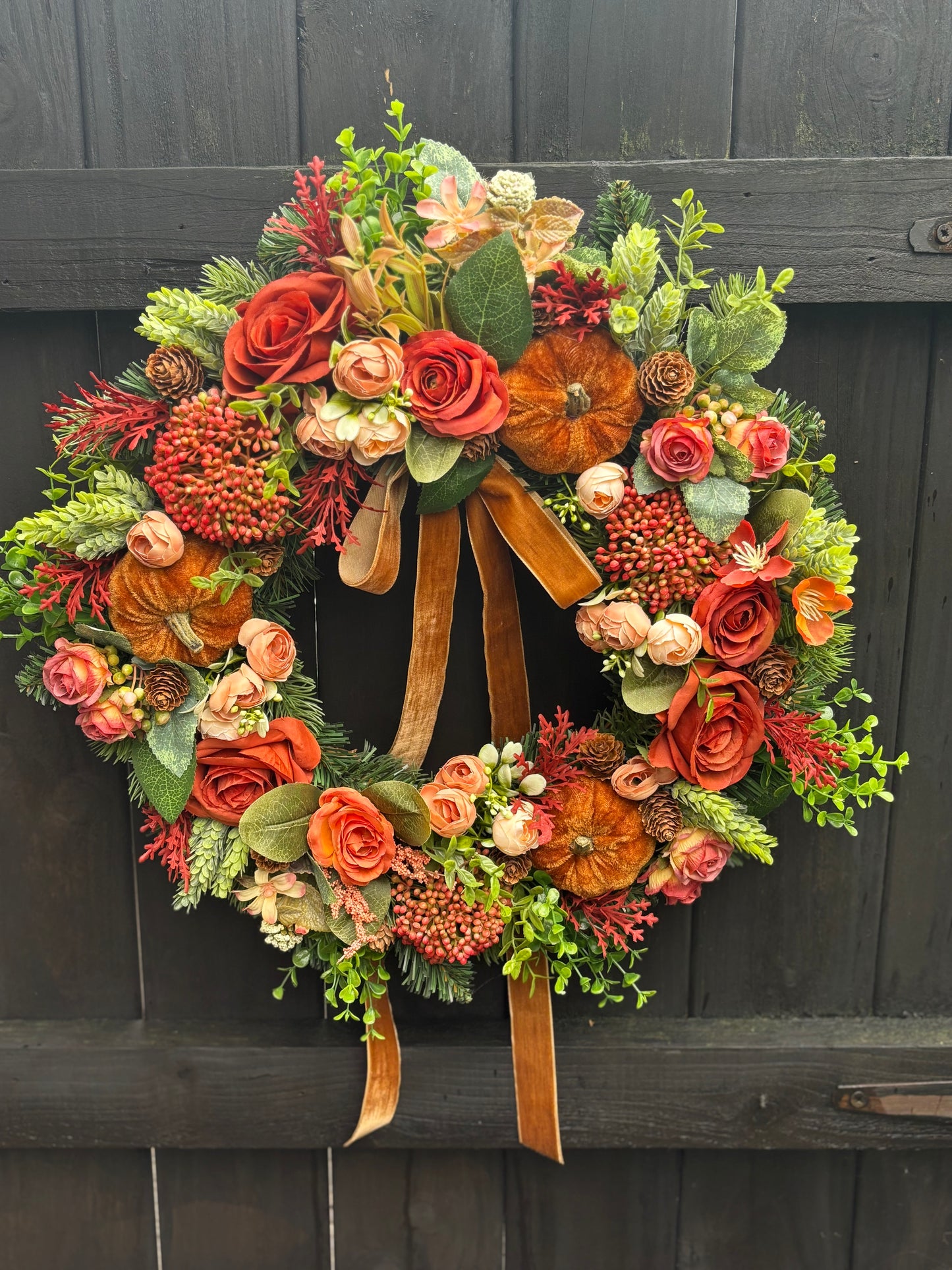 Autumn Floral Wreath