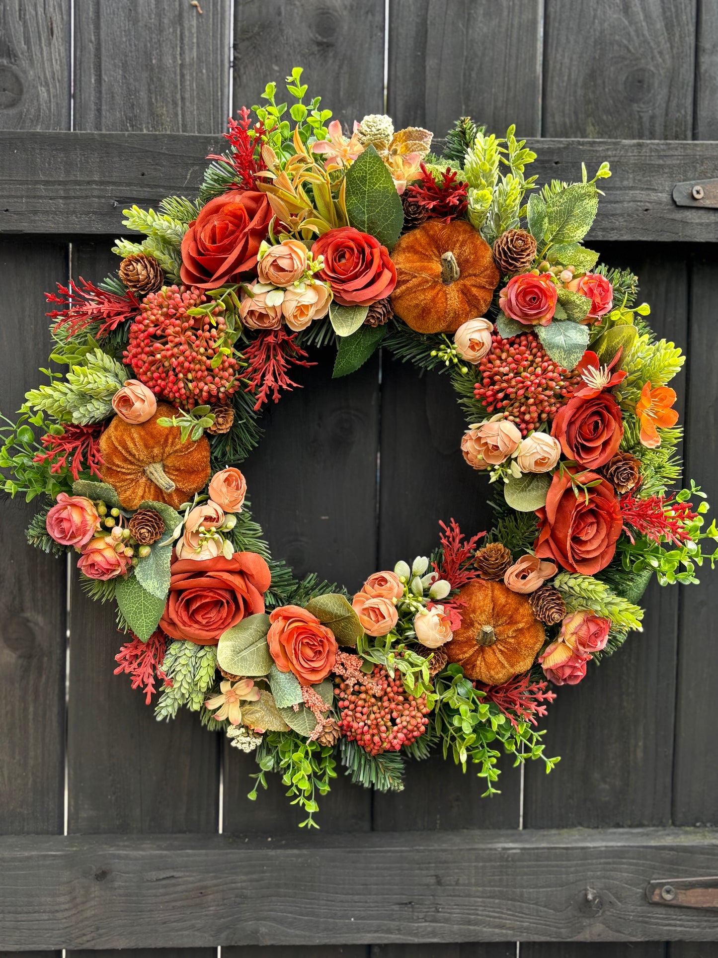 Autumn Floral Wreath