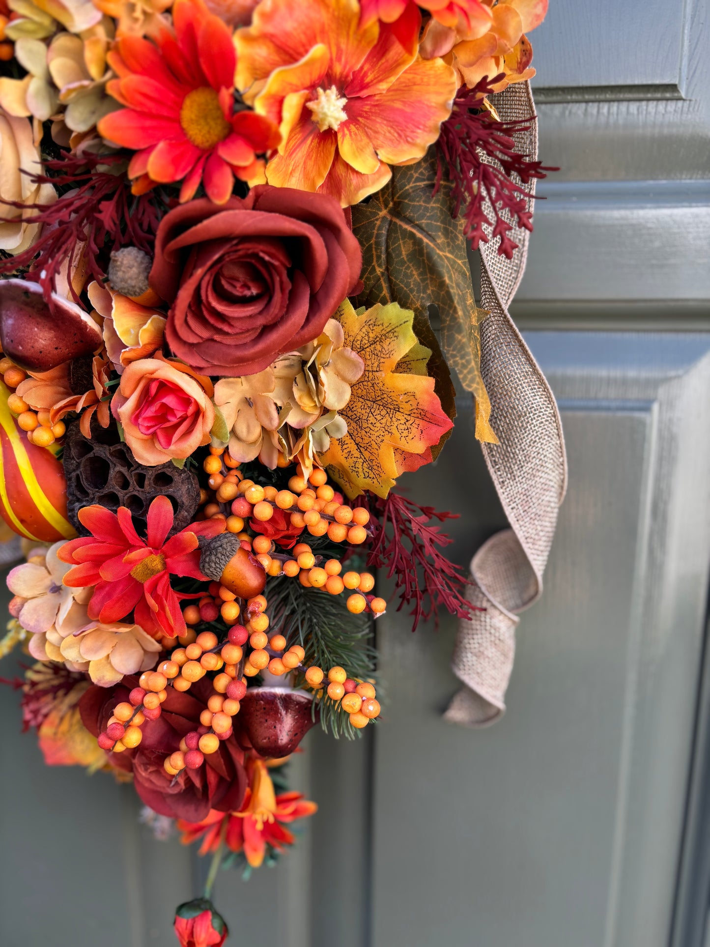 Autumn Swag Wreath