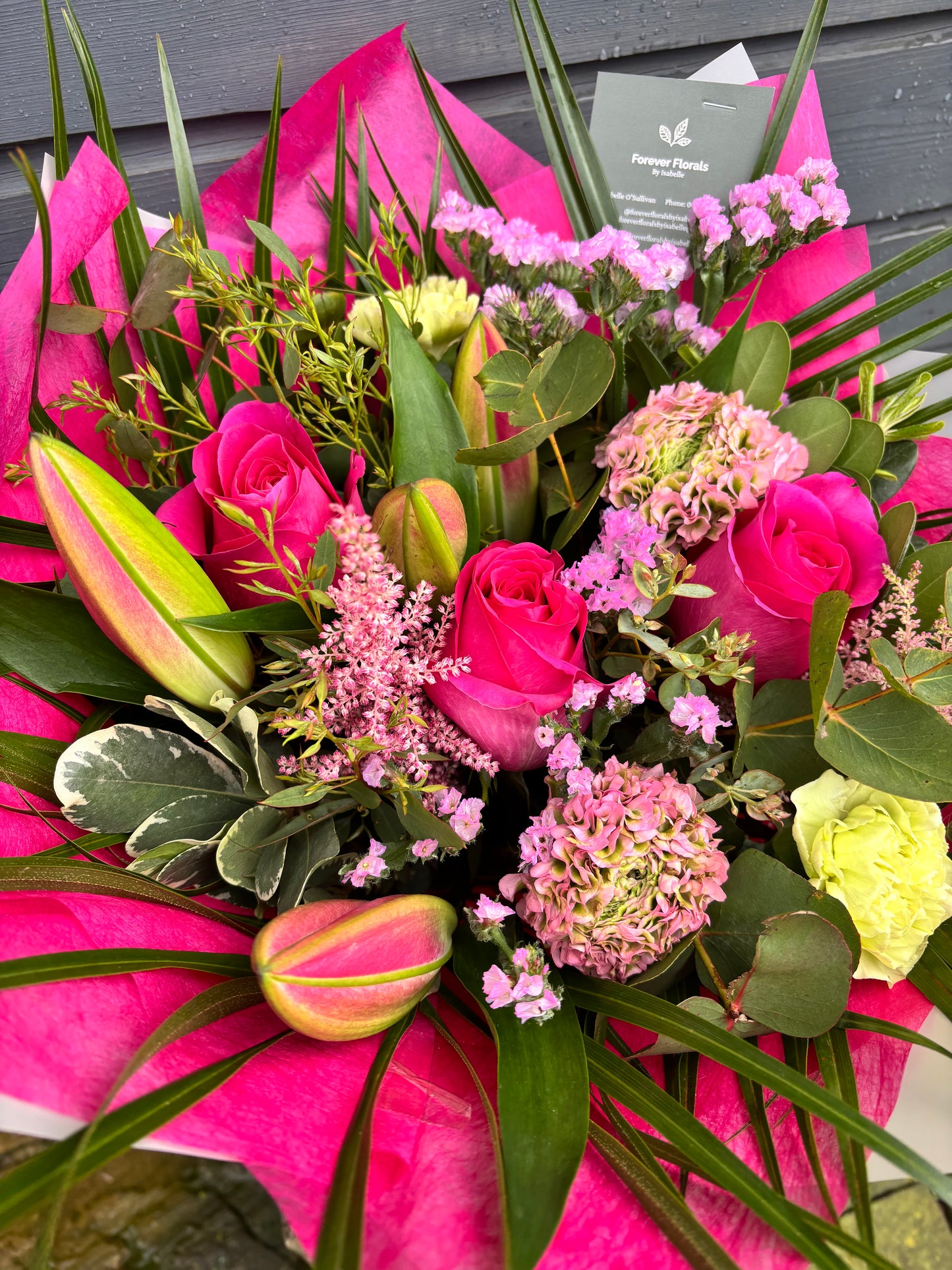 Pink & Green Bouquet