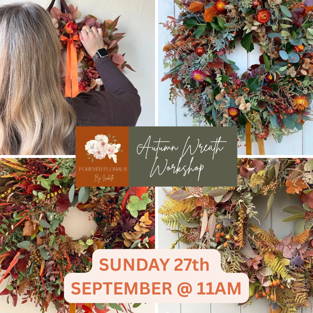 Autumn Wreath Workshop - SUN 27th Sep 11am