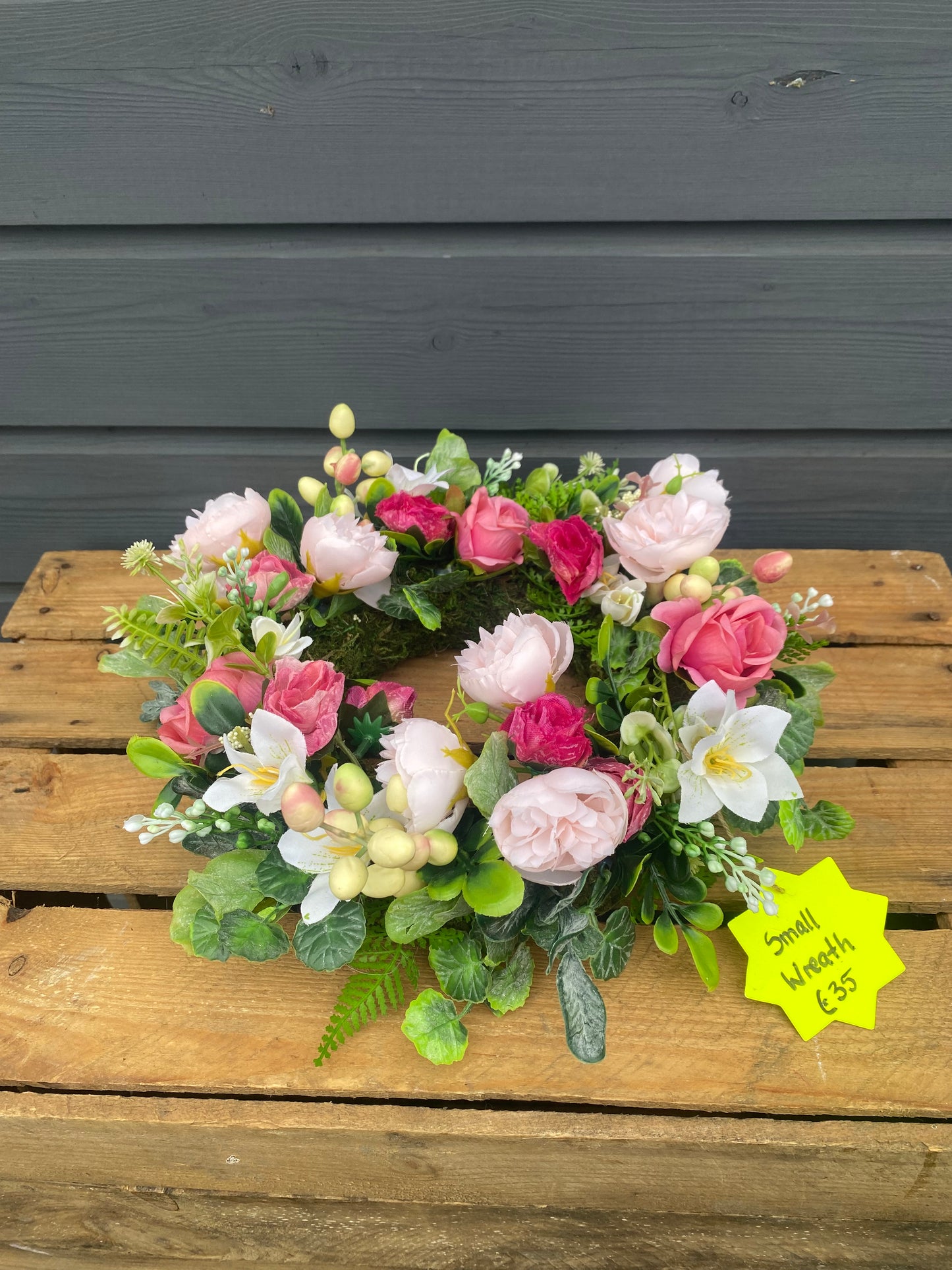 Pink Floral Centrepiece Wreath