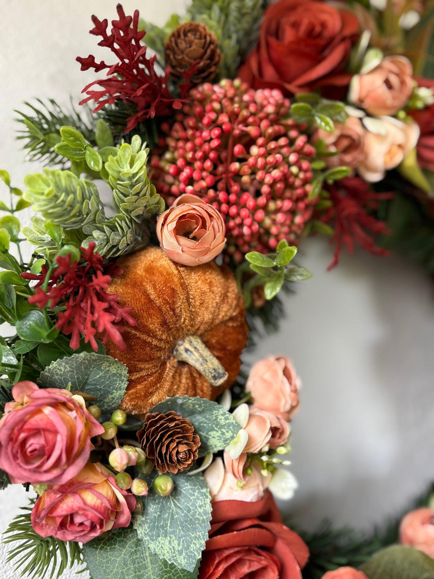 Autumn Floral Wreath