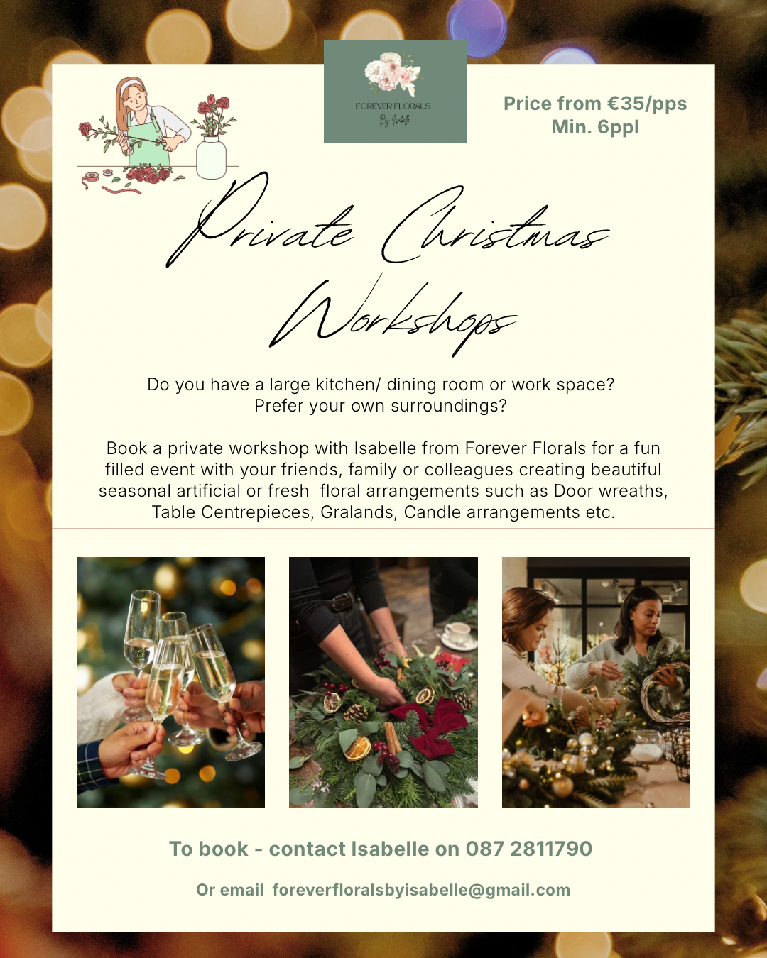 PRIVATE Christmas Seasonal Workshop