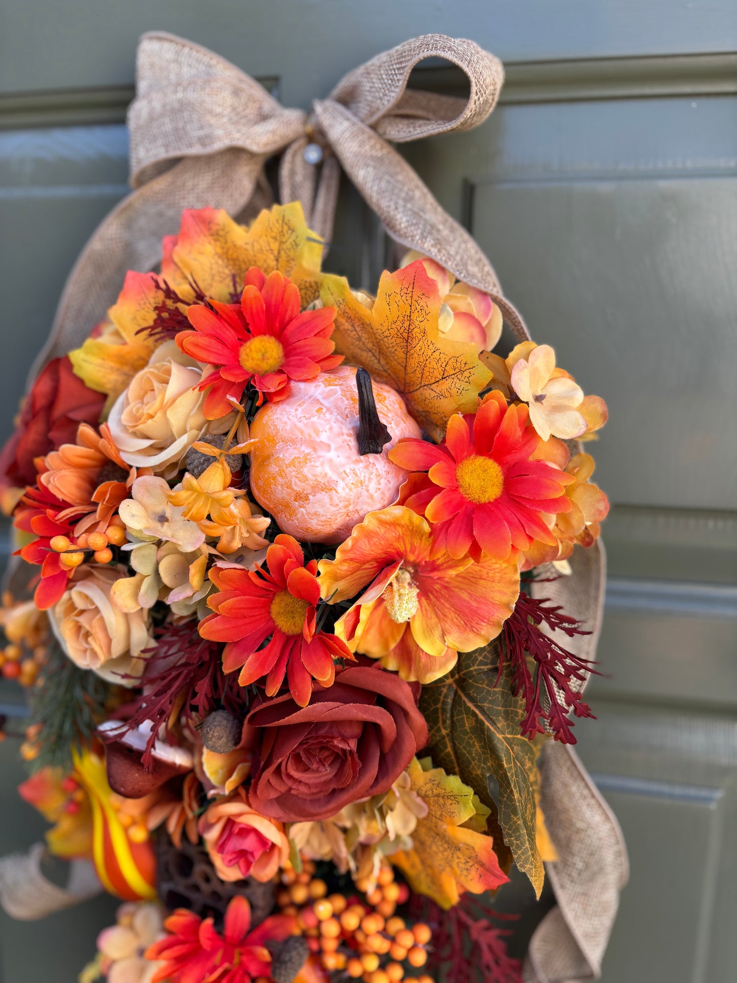 Autumn Swag Wreath
