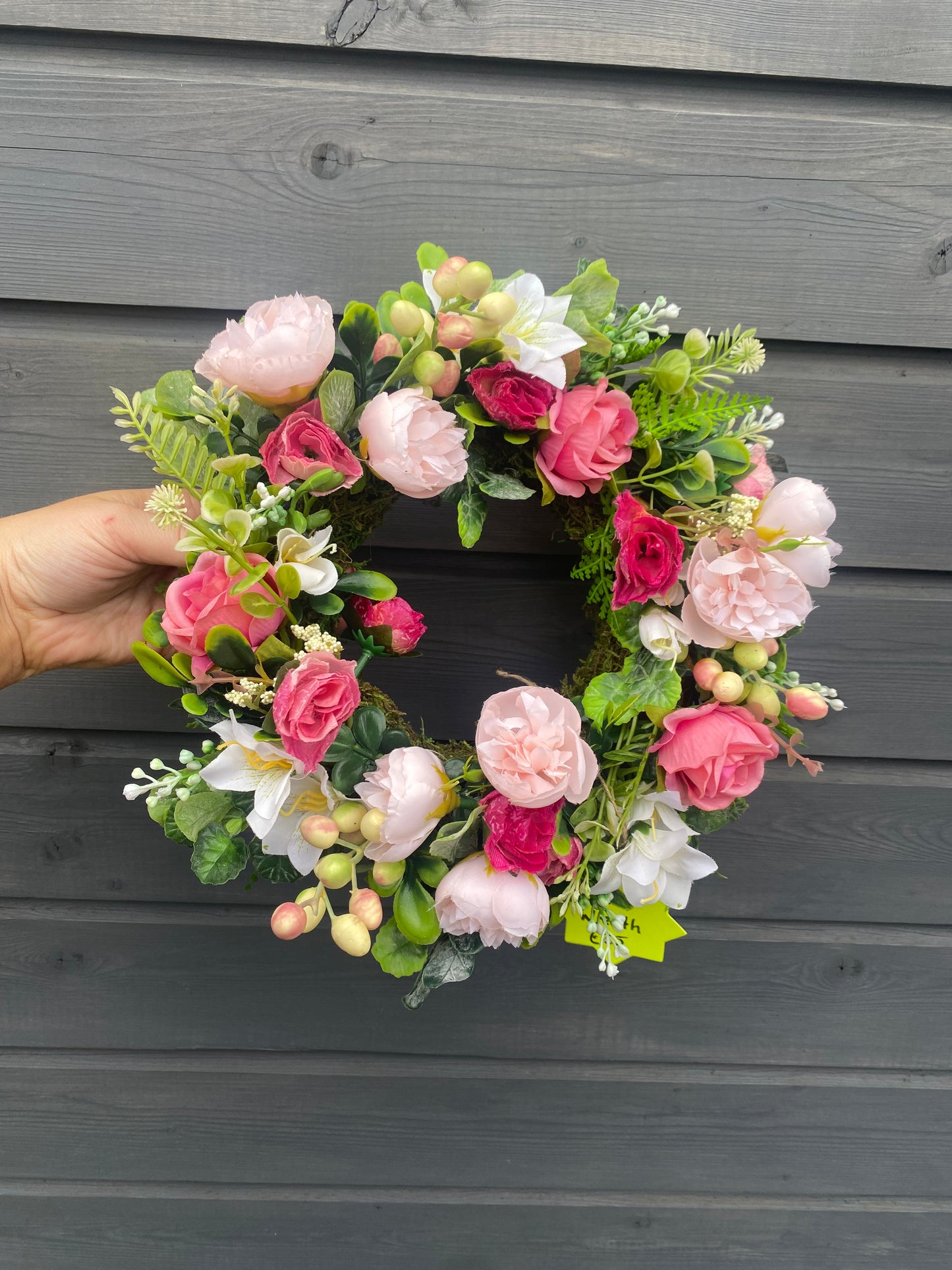 Pink Floral Centrepiece Wreath