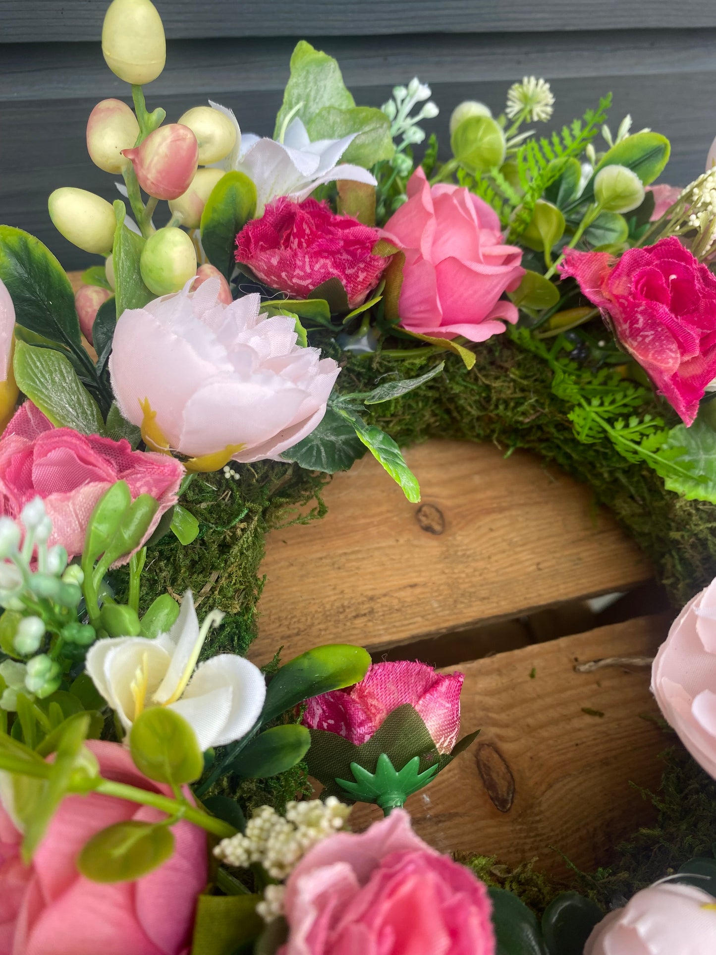 Pink Floral Centrepiece Wreath