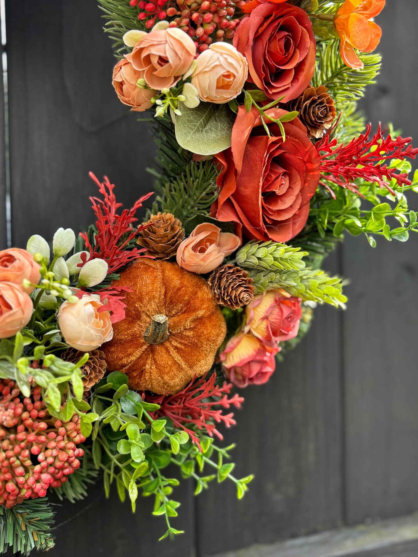 Autumn Floral Wreath