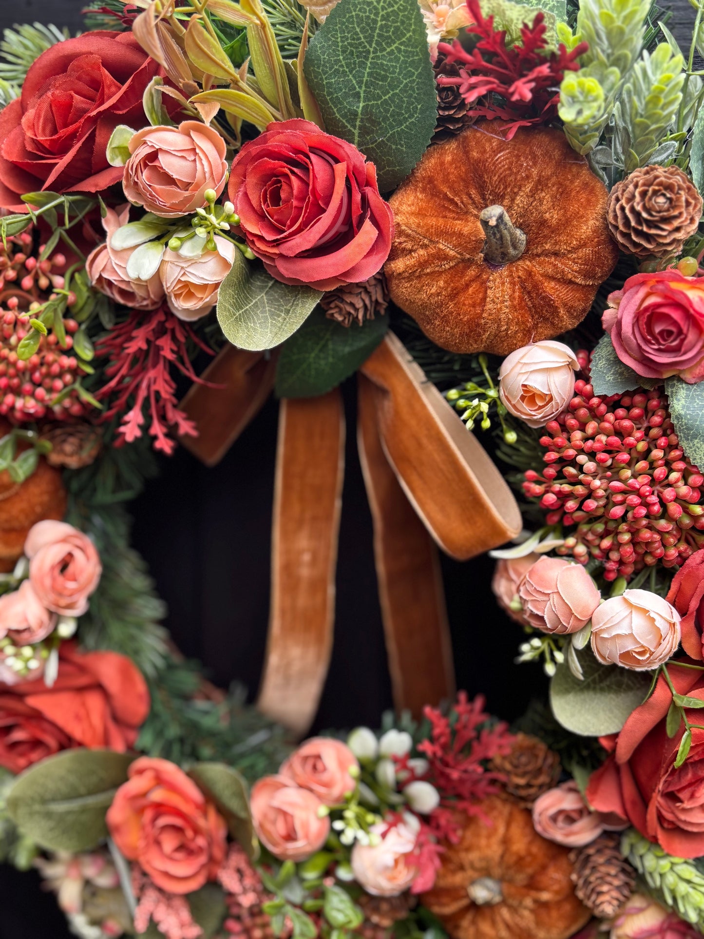 Autumn Floral Wreath