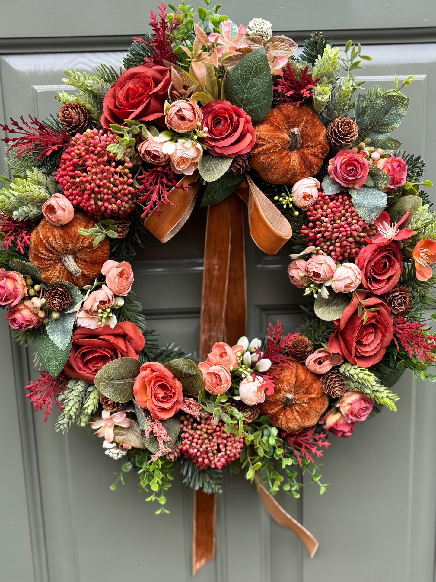 Autumn Floral Wreath