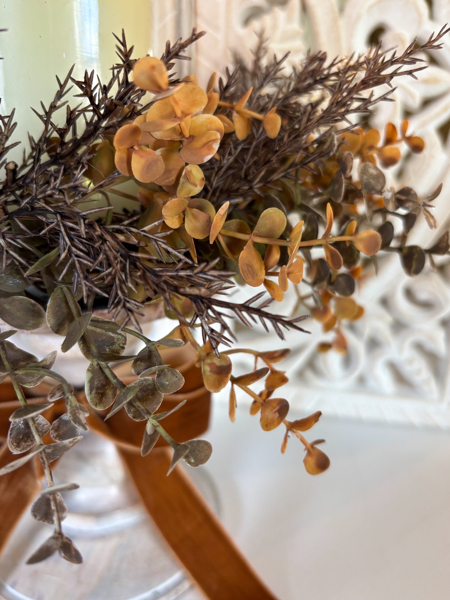 Autumn Candle Centrepiece
