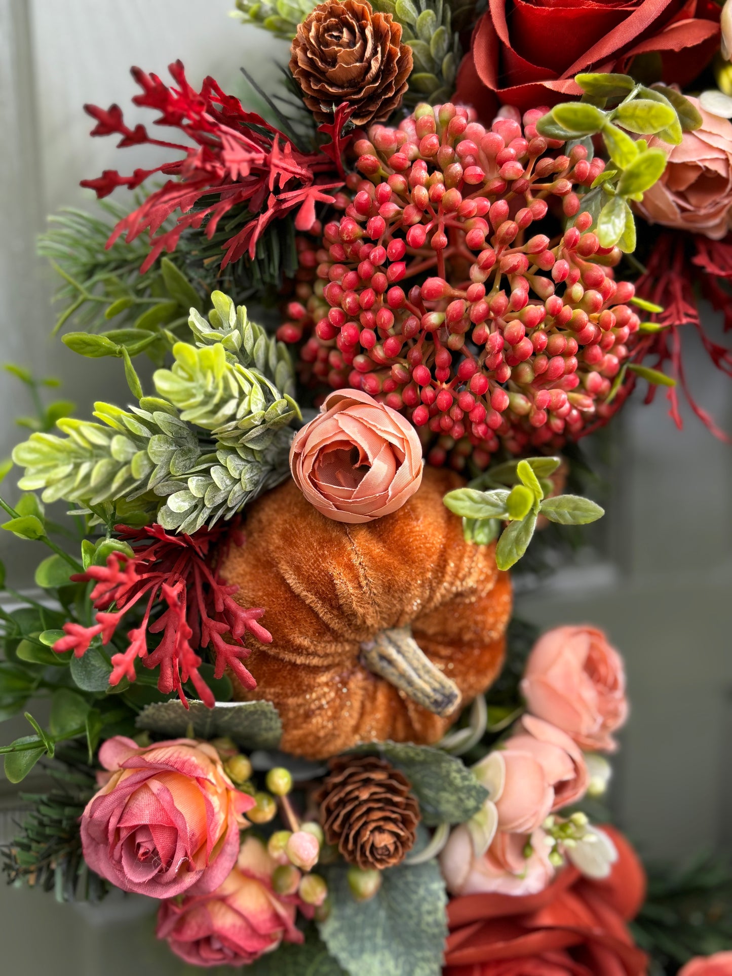 Autumn Floral Wreath