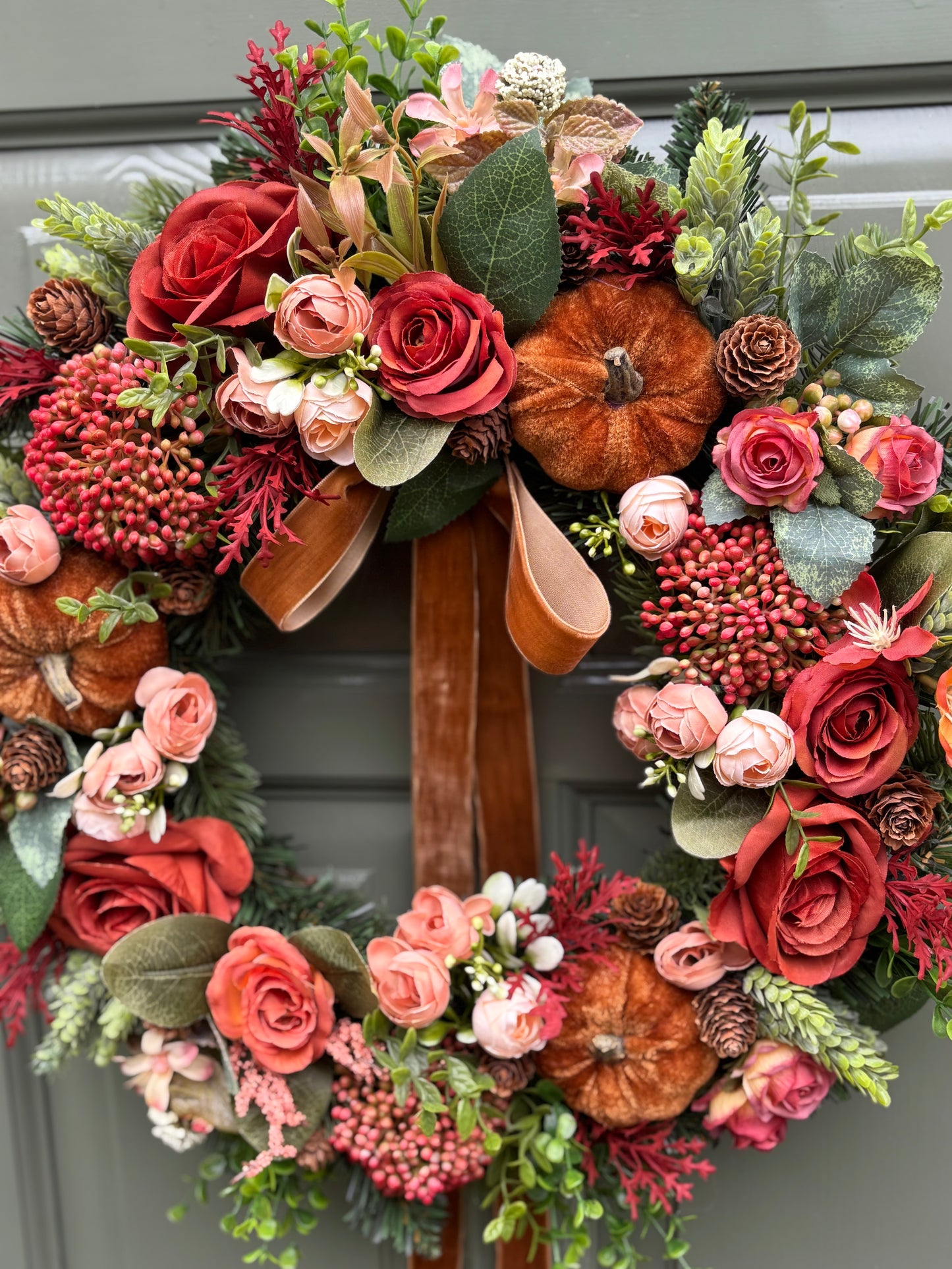 Autumn Floral Wreath