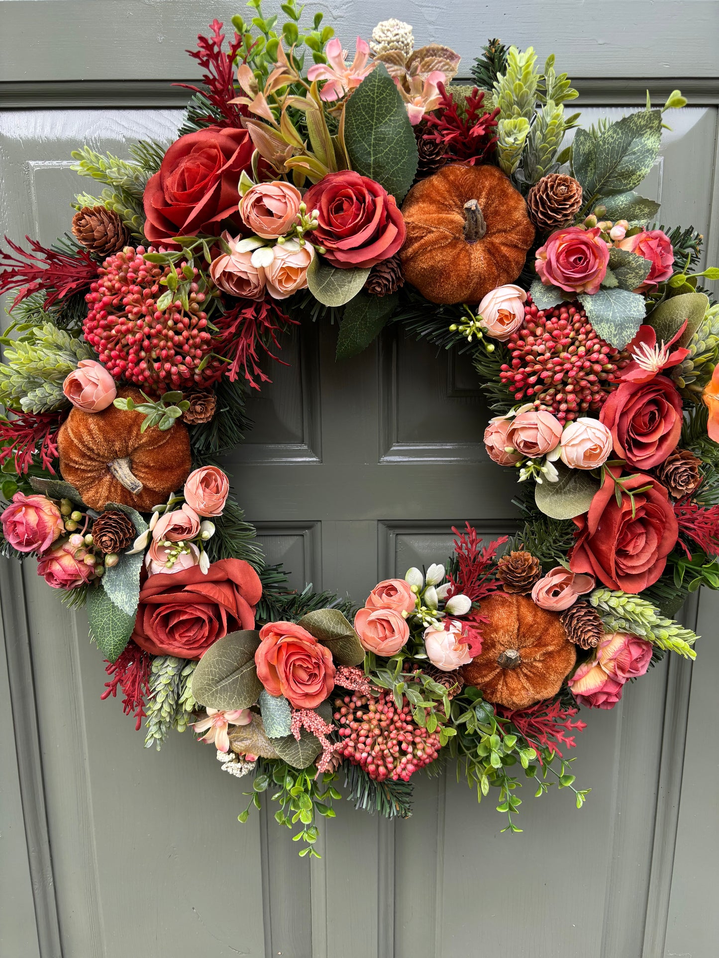Autumn Floral Wreath