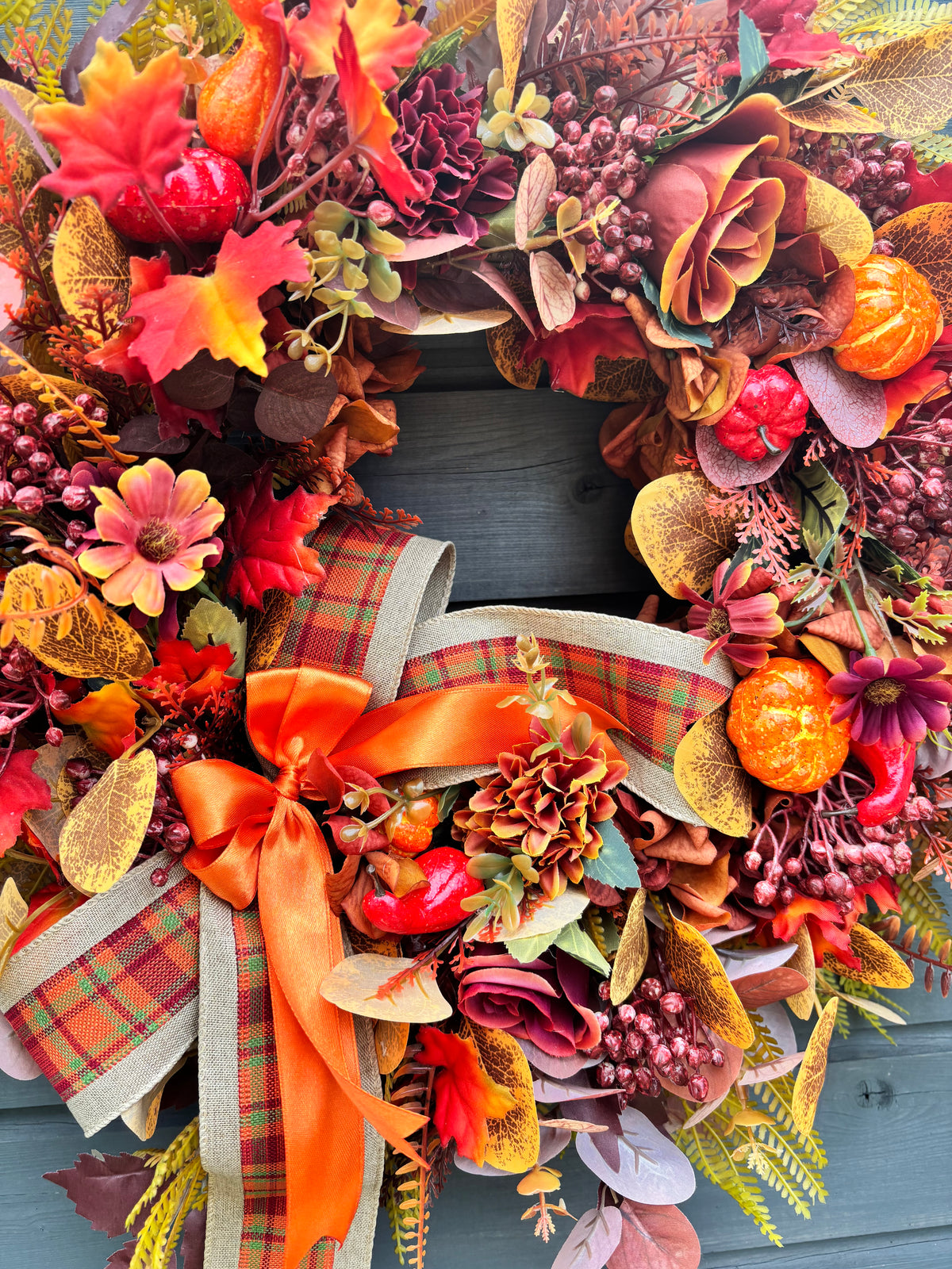 Autumn Harvest Bloom Wreath