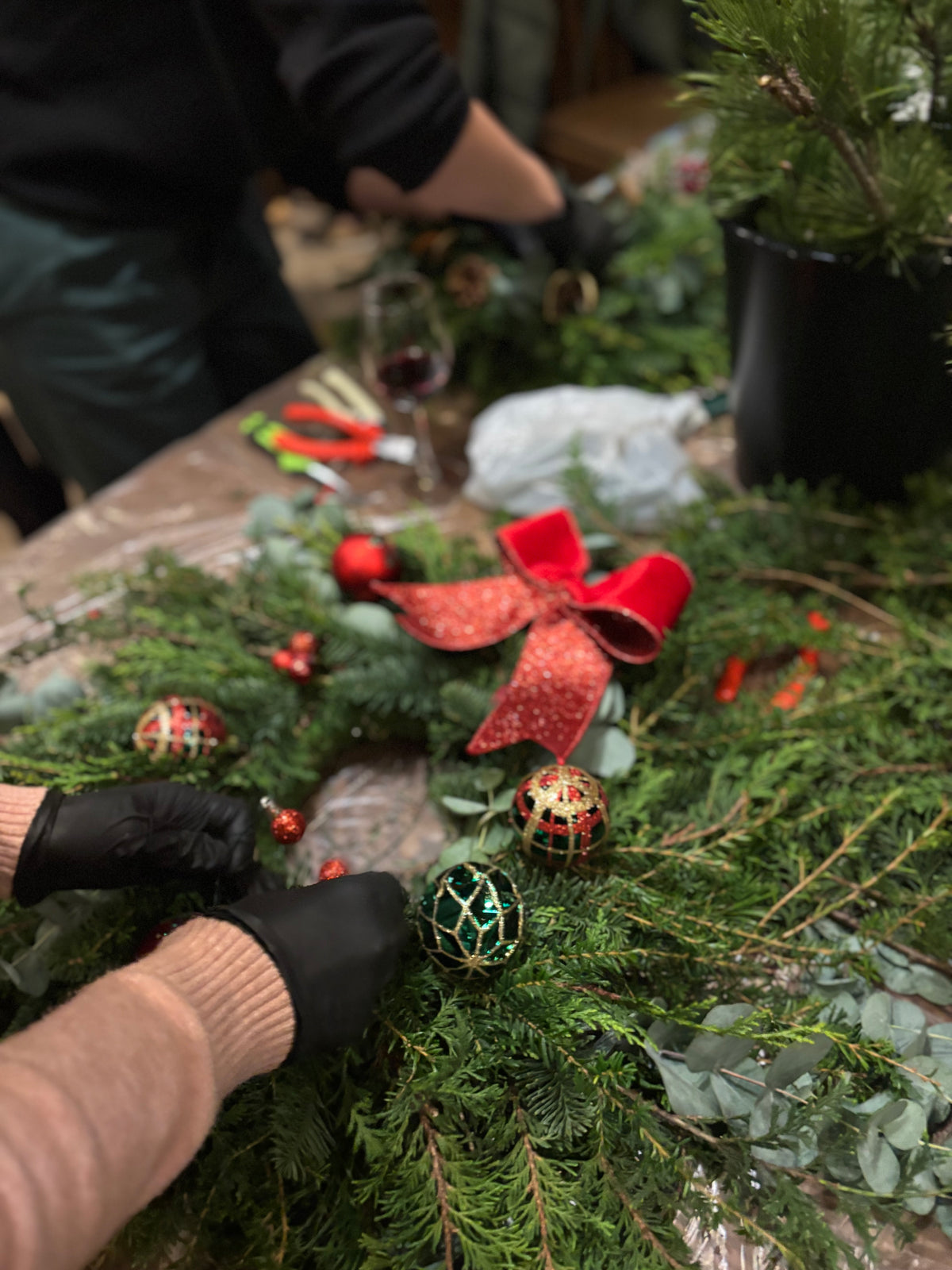 Fresh Christmas Wreath Workshop - Thurs 3rd December