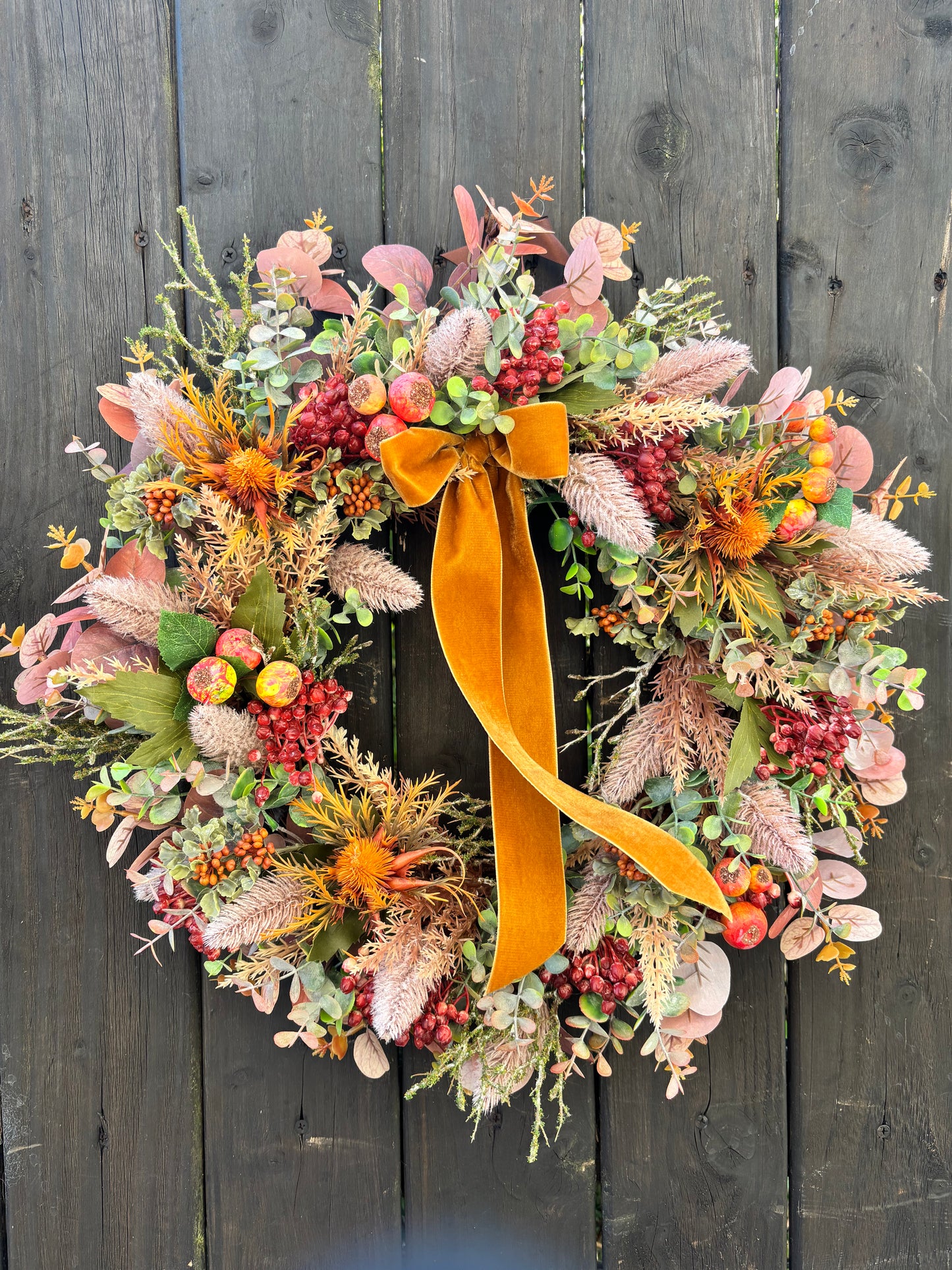 Autumn Wild Berries Wreath