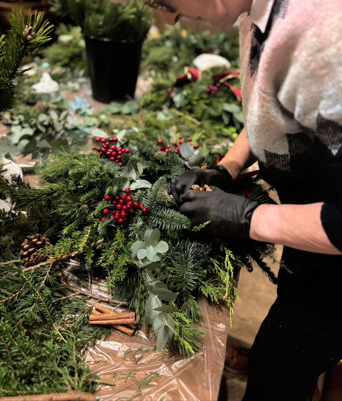 Fresh Christmas Wreath Workshop - Thurs 3rd December