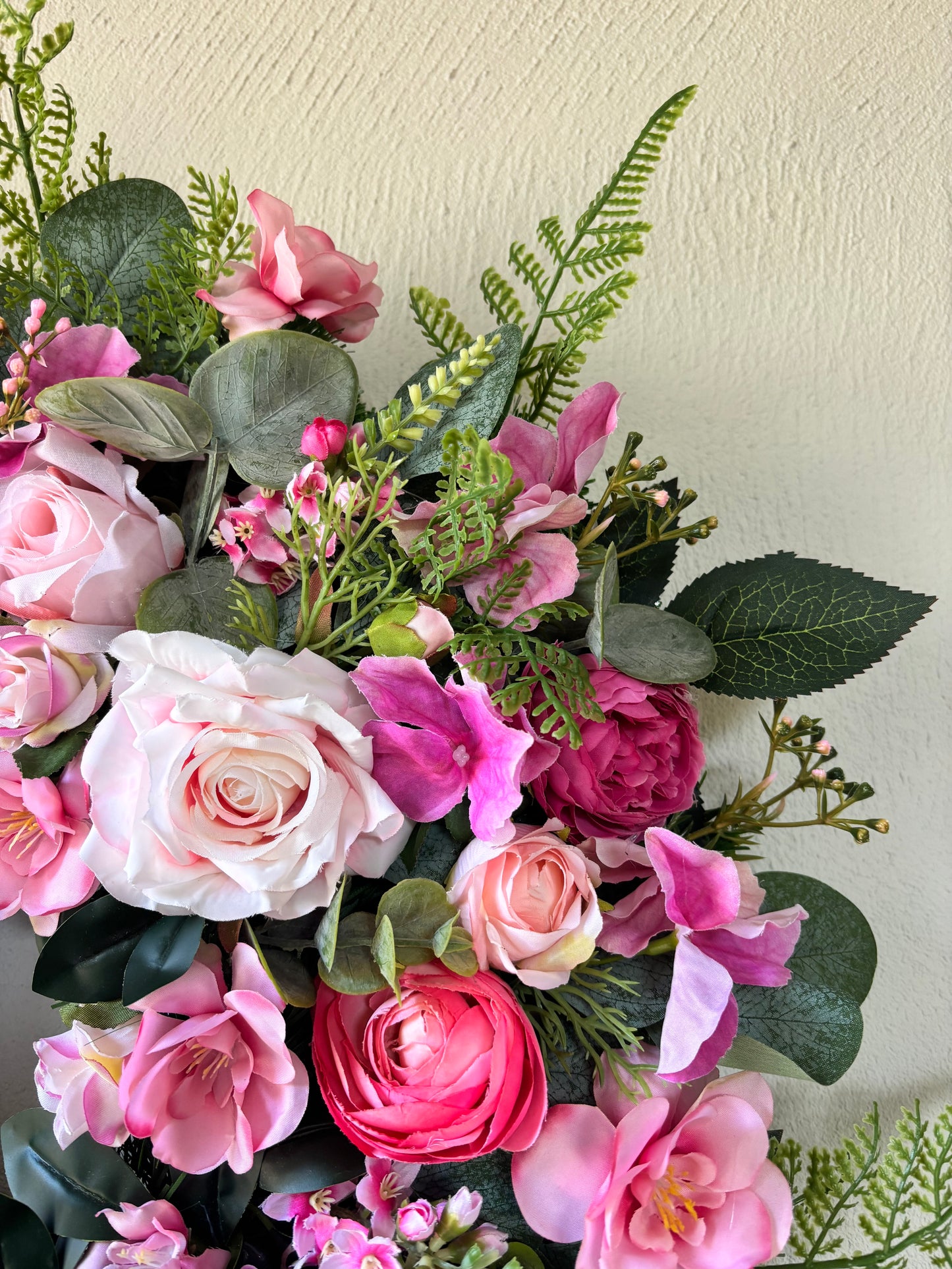 Pink Floral Wreath