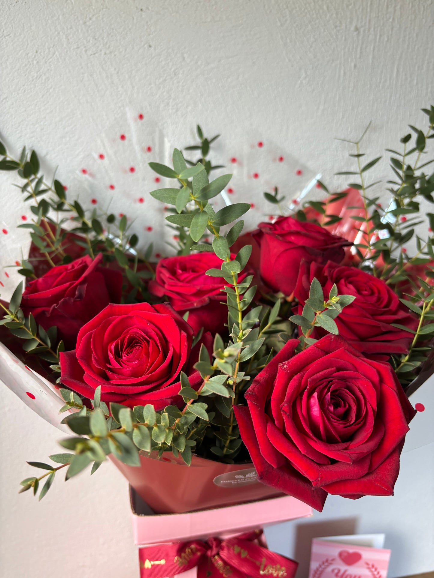 Red Roses & Foliage