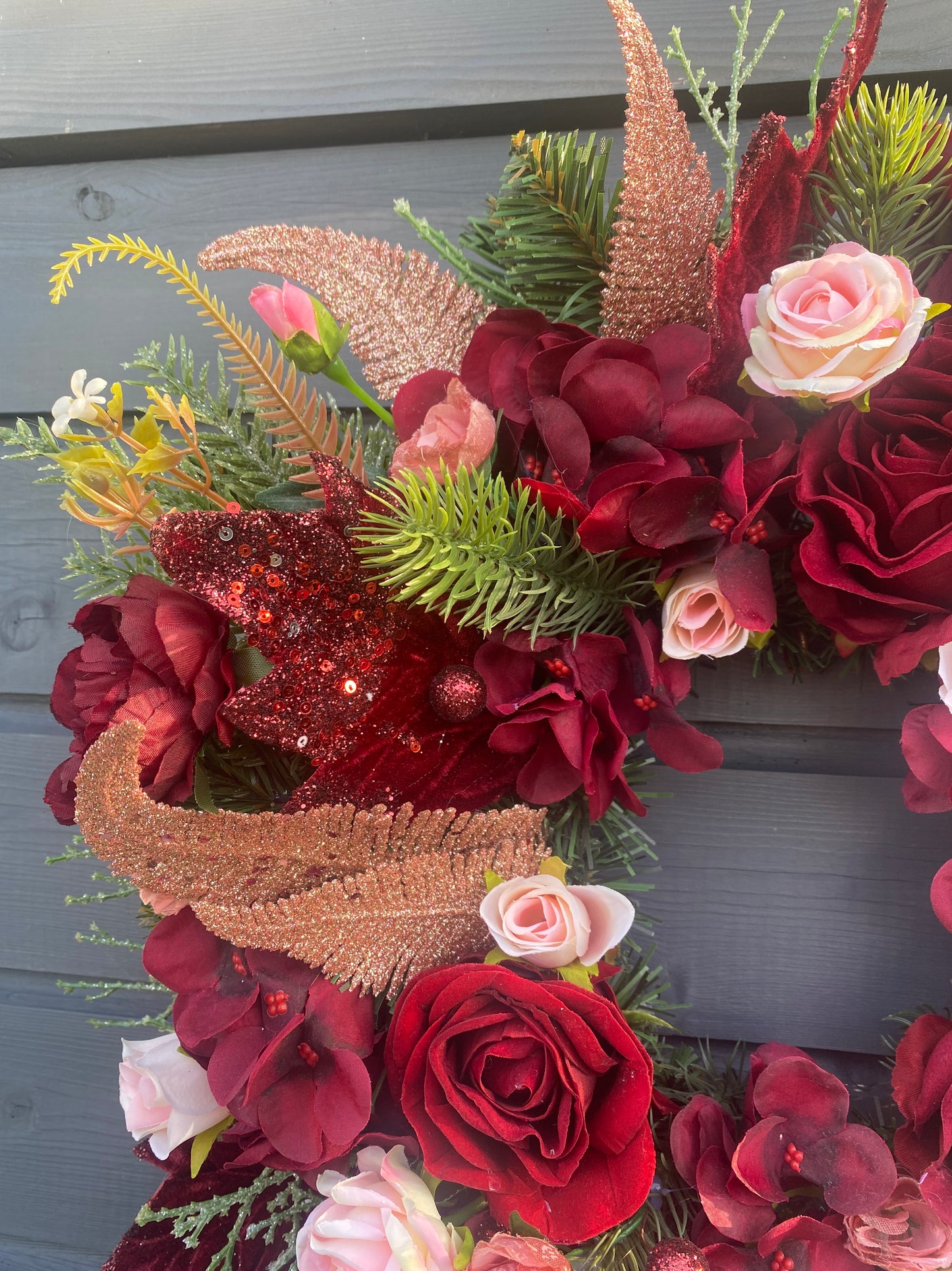 Rosegold Christmas Wreath