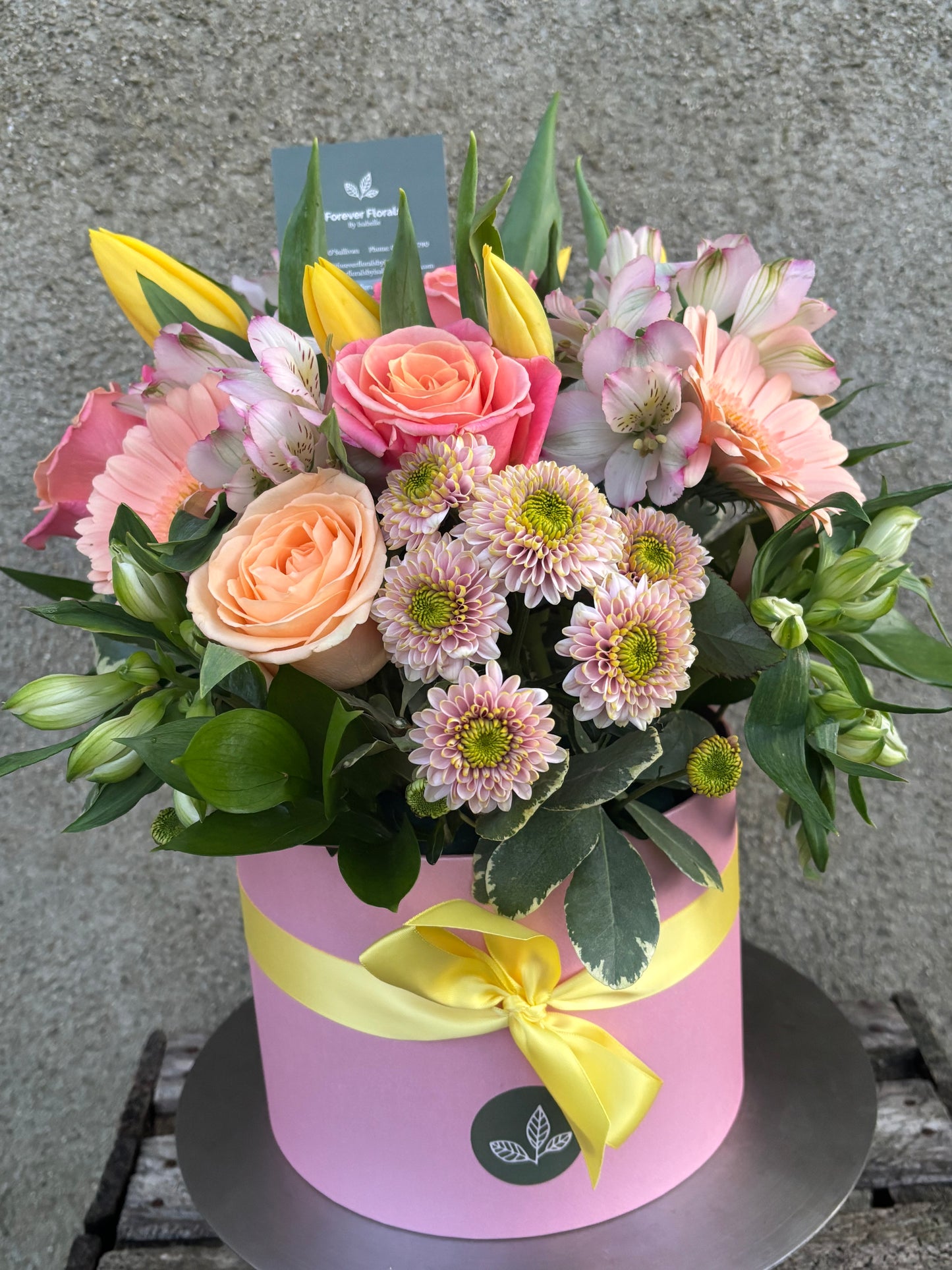 Easter Hat Box Arrangement