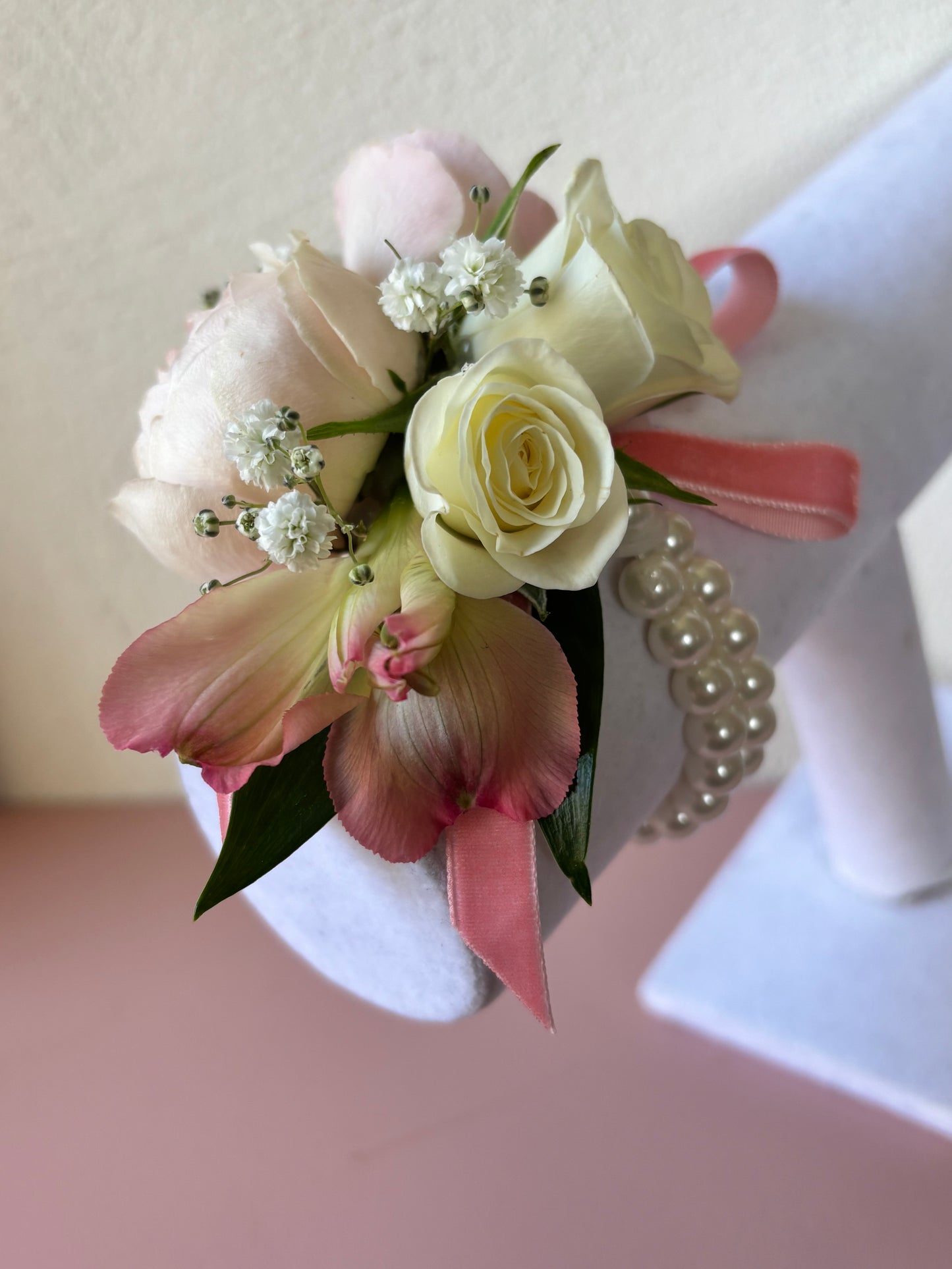 Fresh Flower Corsage Pink