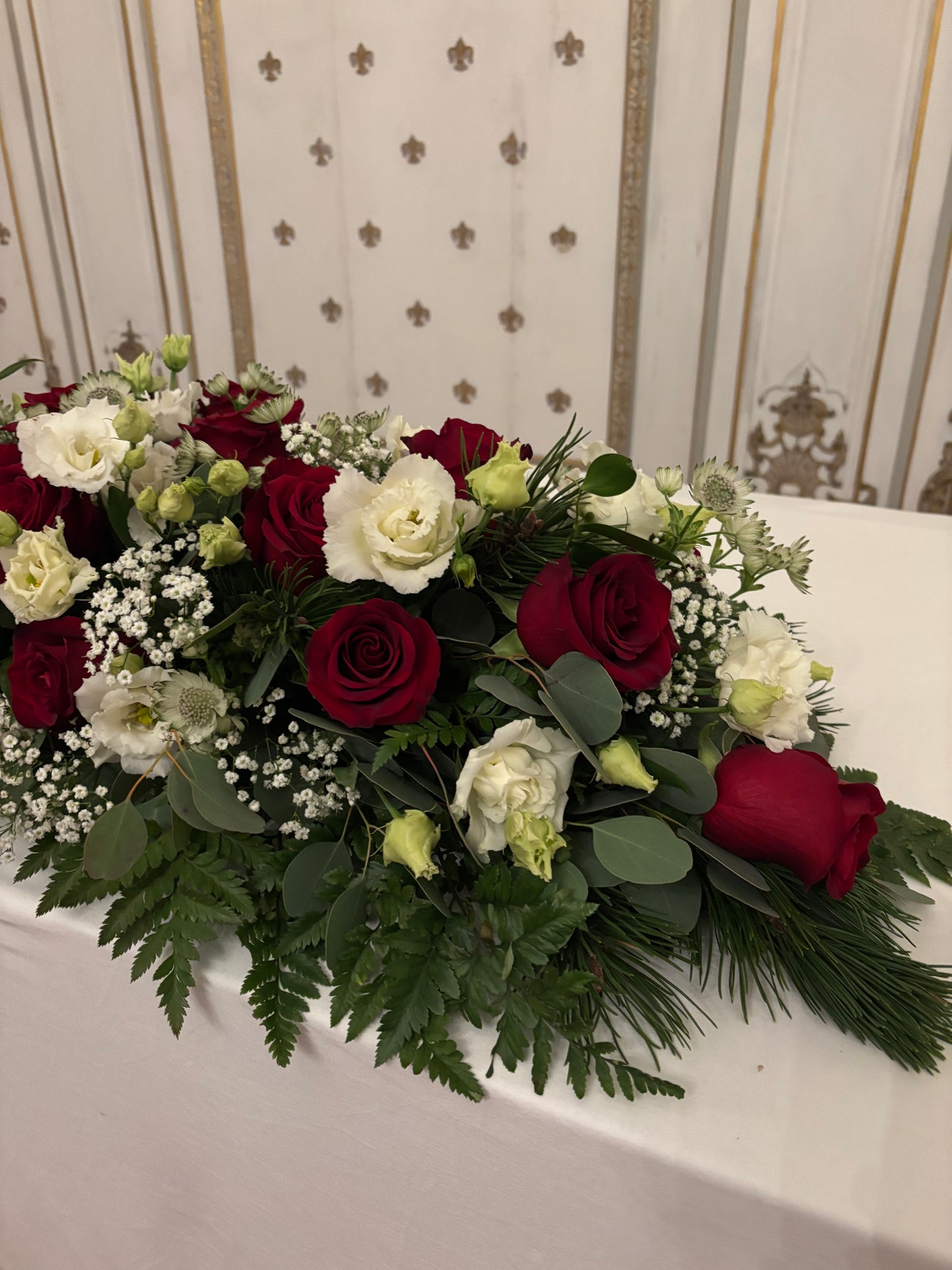 Christmas Wedding Flower Spray