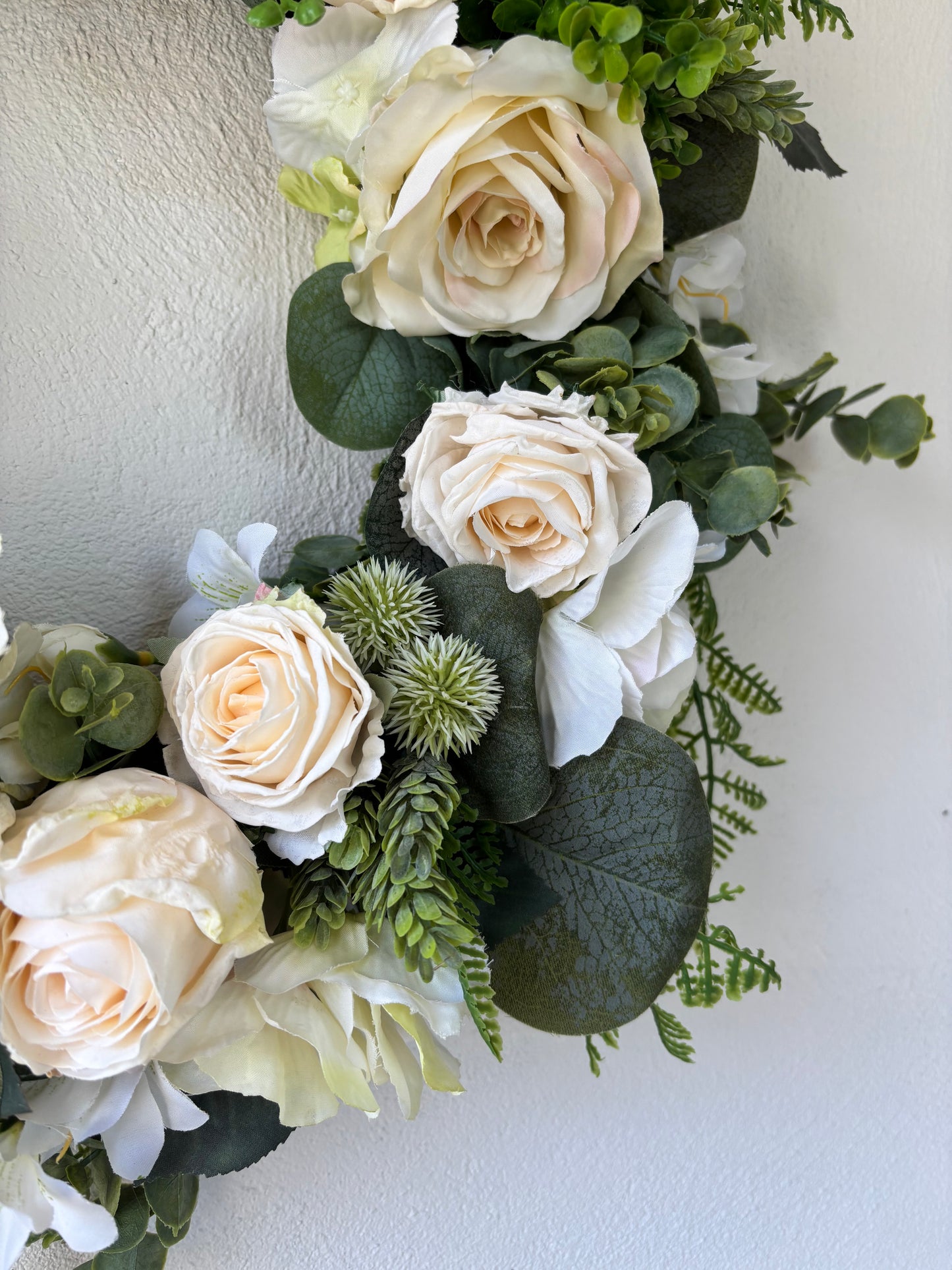 Ivory & Green Wreath