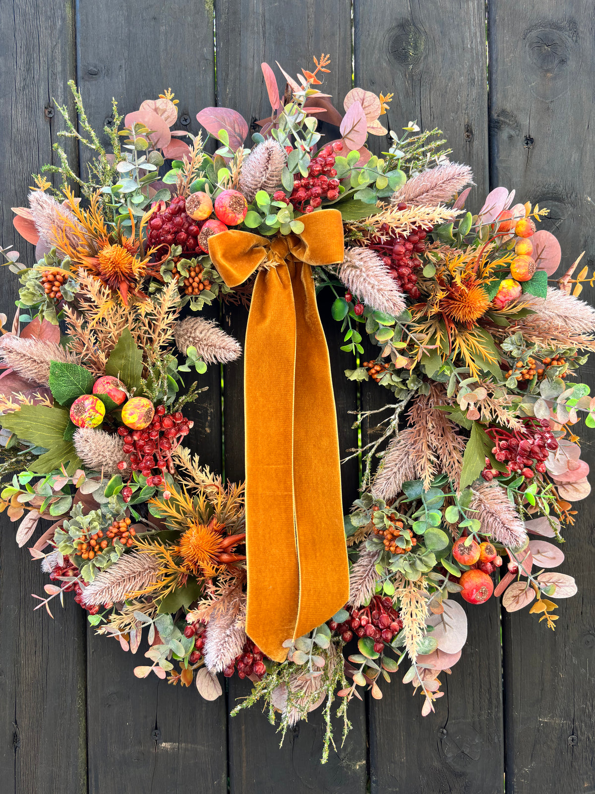 Autumn Wild Berries Wreath