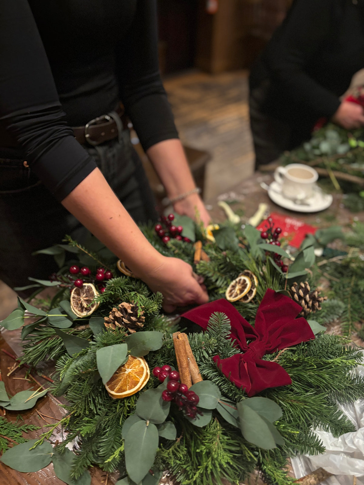 Fresh Christmas Wreath Workshop - Thurs 3rd December