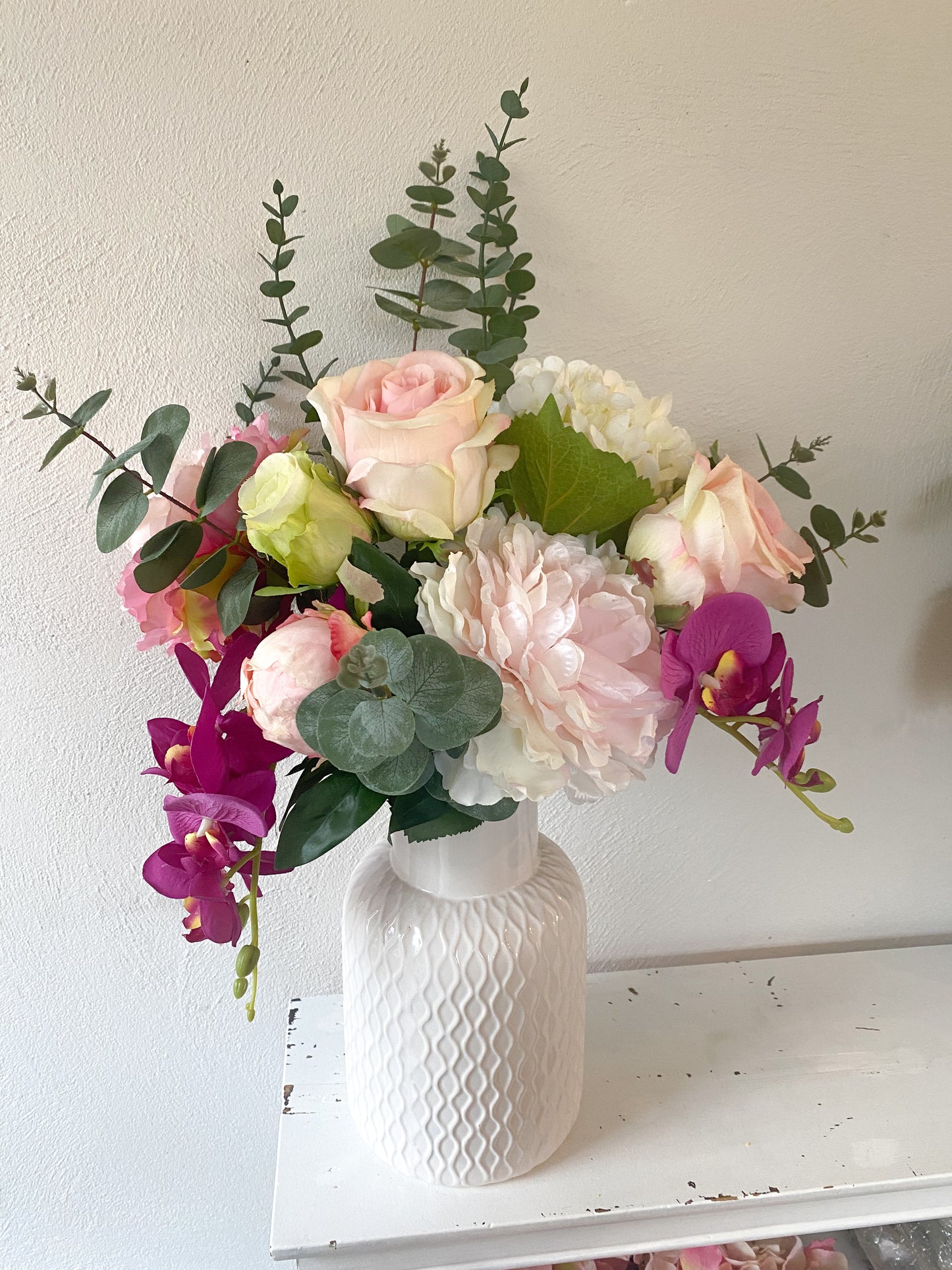 White Ceramic vase