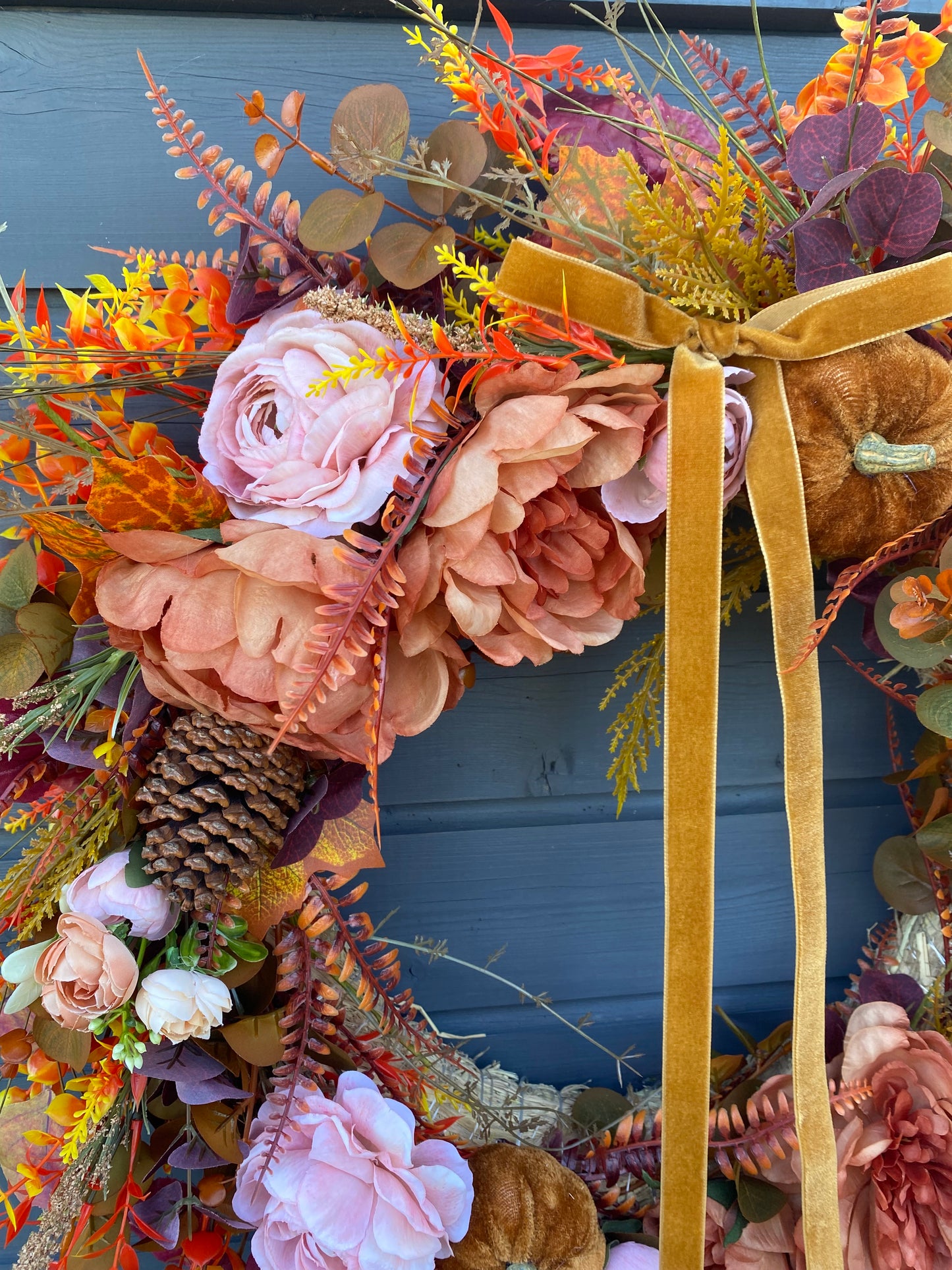 Lrg Autumn Blush Wreath