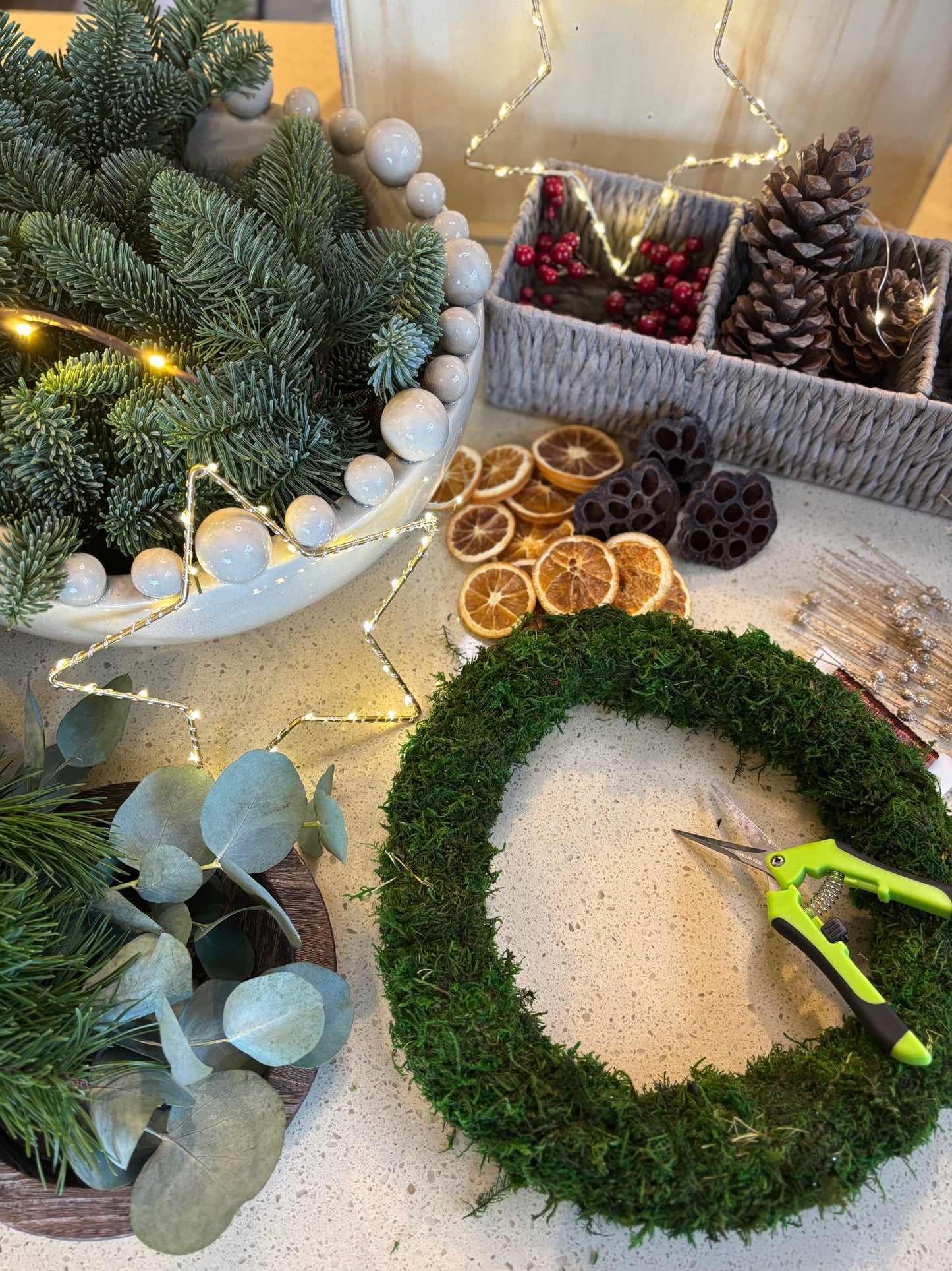 Fresh Christmas Wreath Workshop - Thurs 4th December