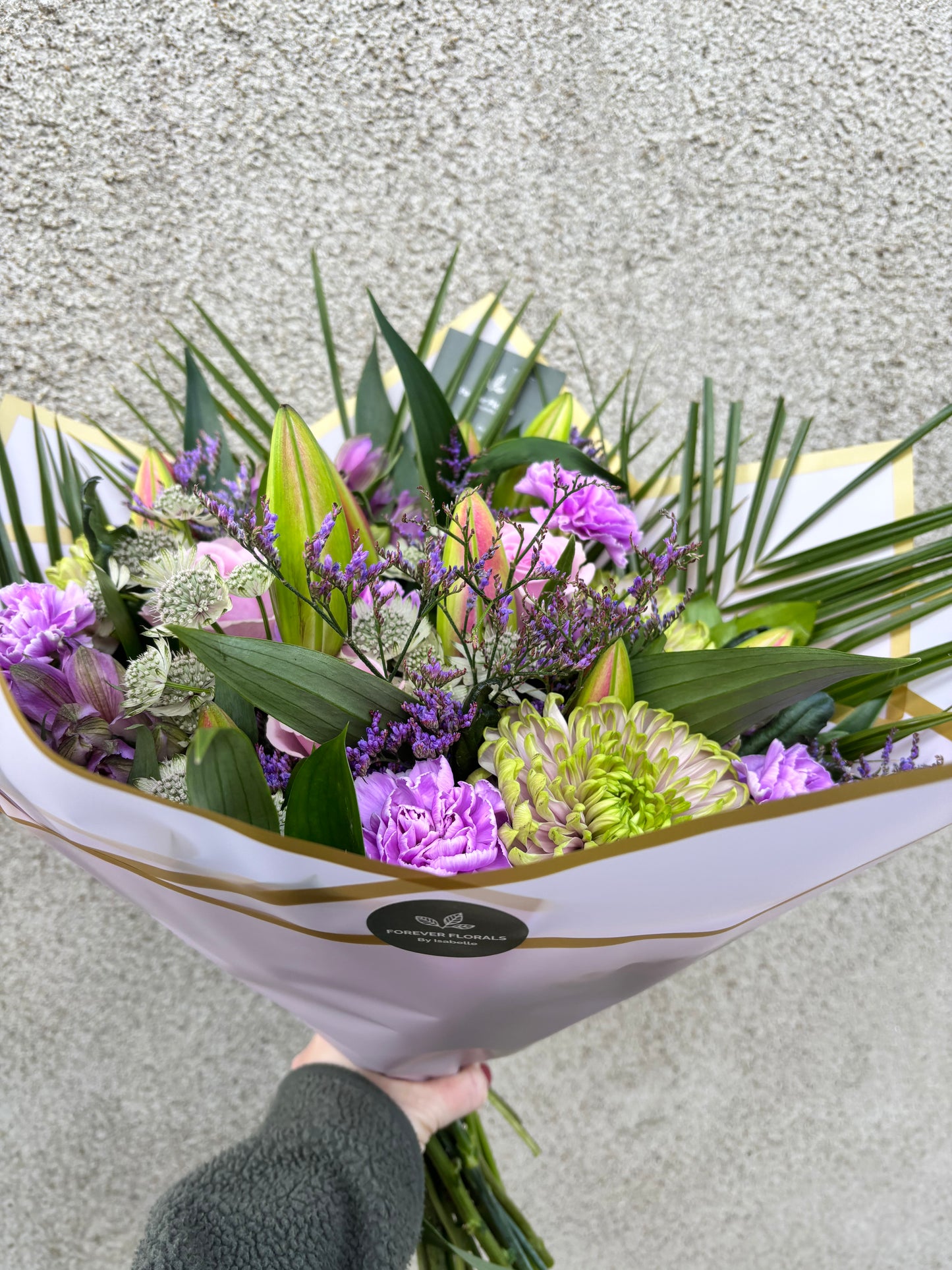 Lilac Lilies Bouquet
