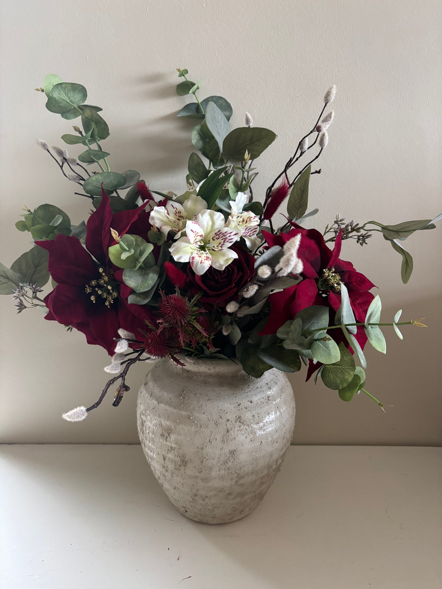Christmas Poinsettia Bouquet
