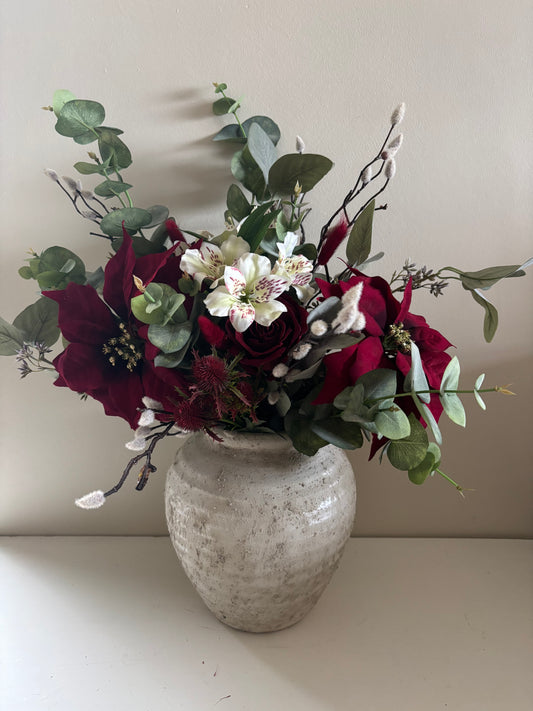 Christmas Poinsettia Bouquet