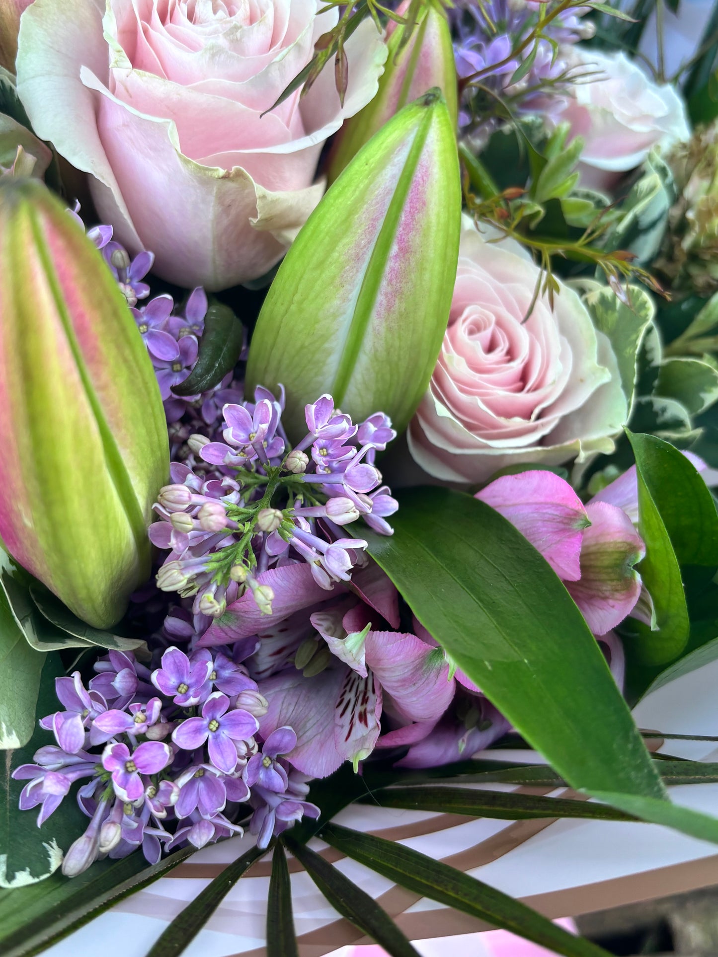Light Pink & Green Bouquet