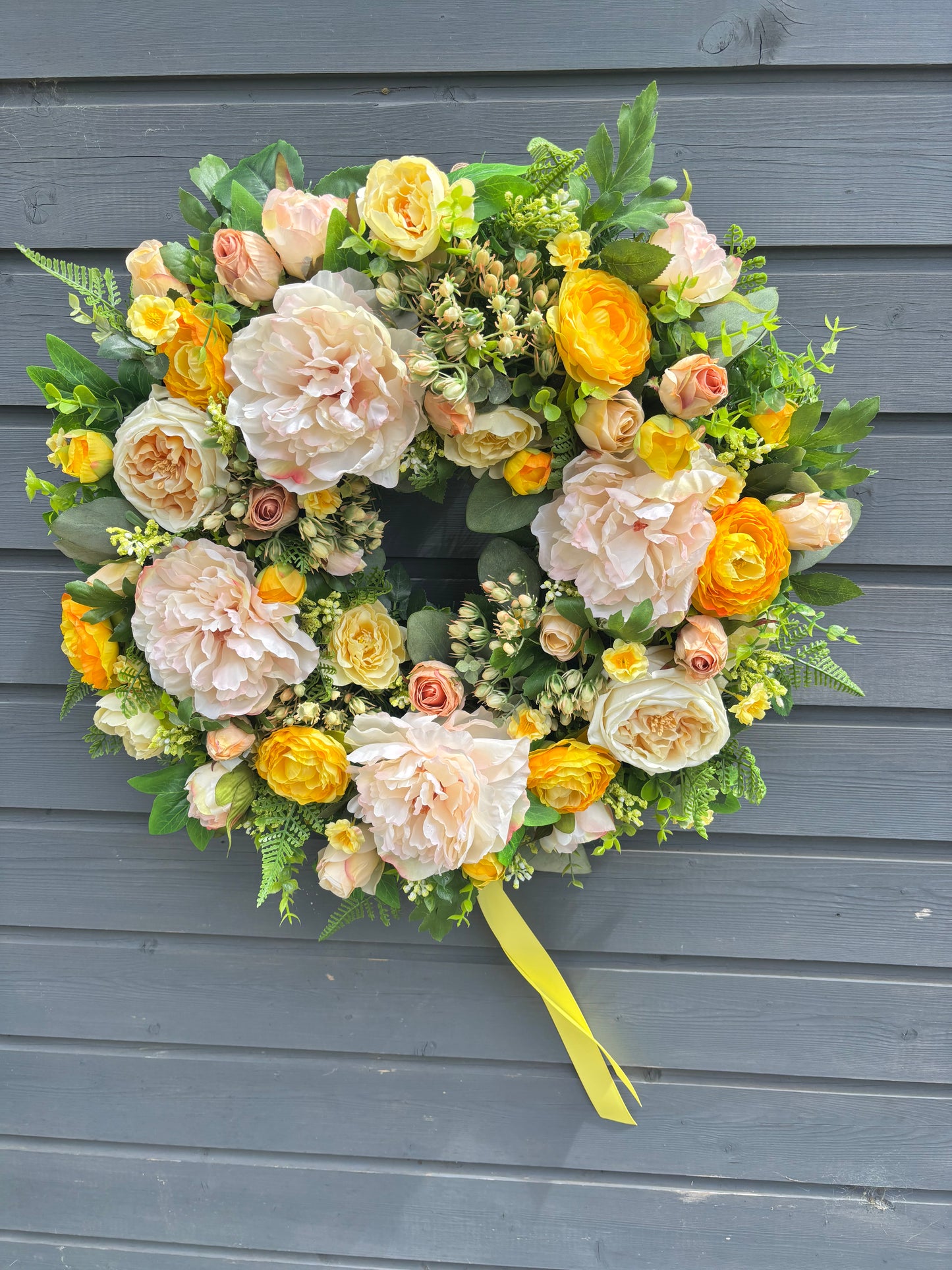 Yellow Summer Wreath