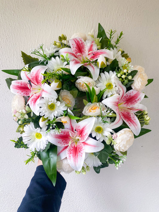 Grave Flower Wreath