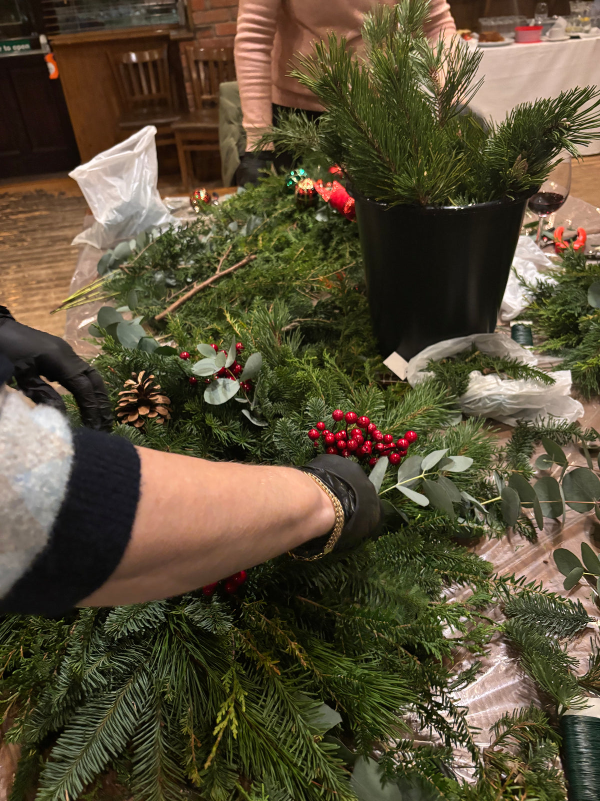 Fresh Christmas Wreath Workshop - Thurs 3rd December