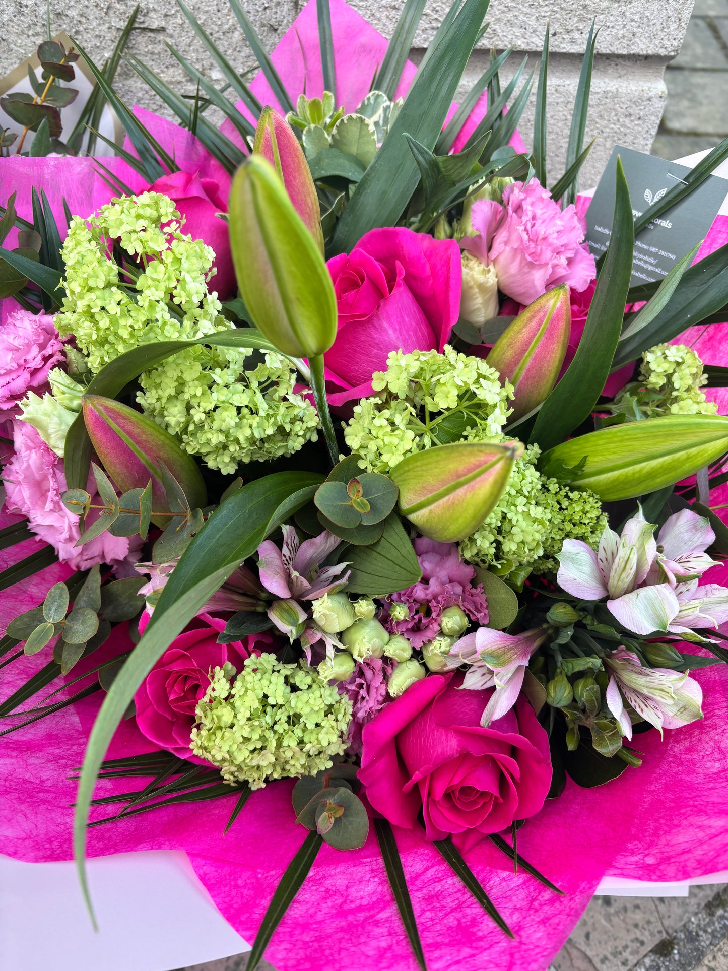 Pink & Lime Bouquet
