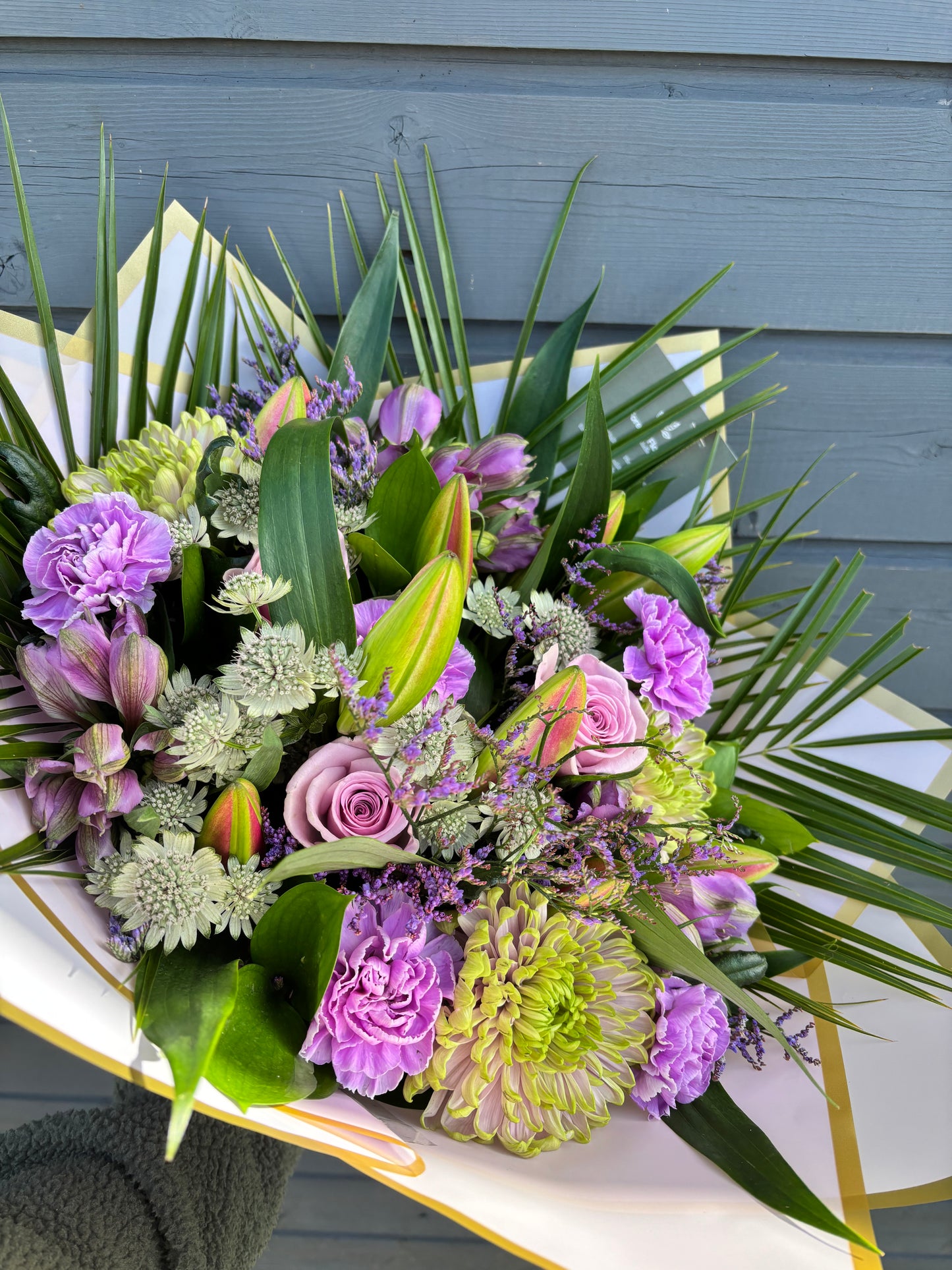 Lilac Lilies Bouquet