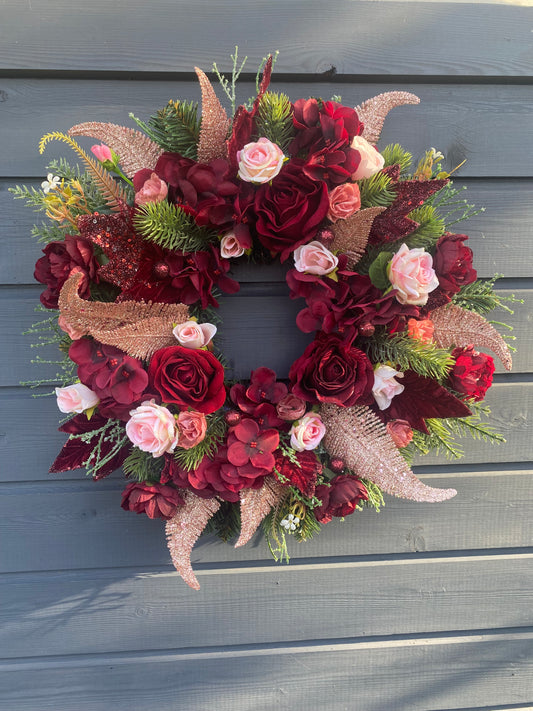 Rosegold Christmas Wreath