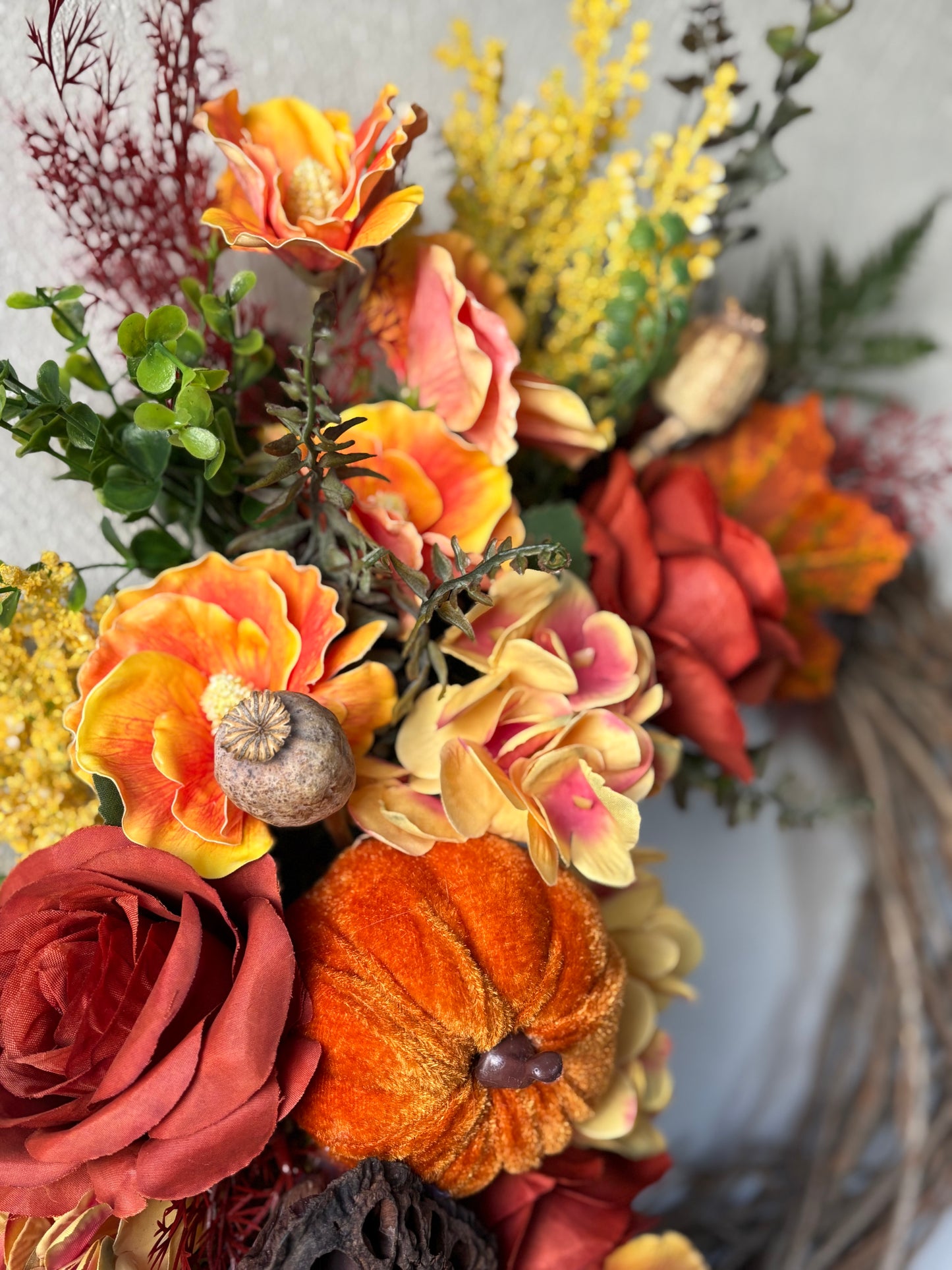 Autumn Wicker Wreath