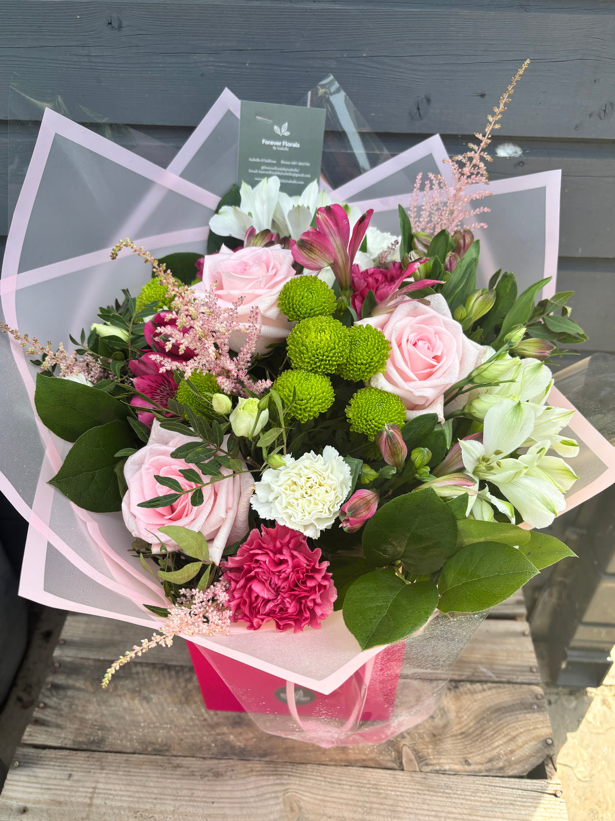 Pink & Green Bouquet
