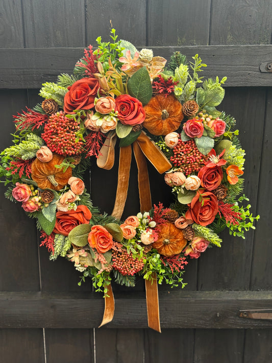 Autumn Floral Wreath