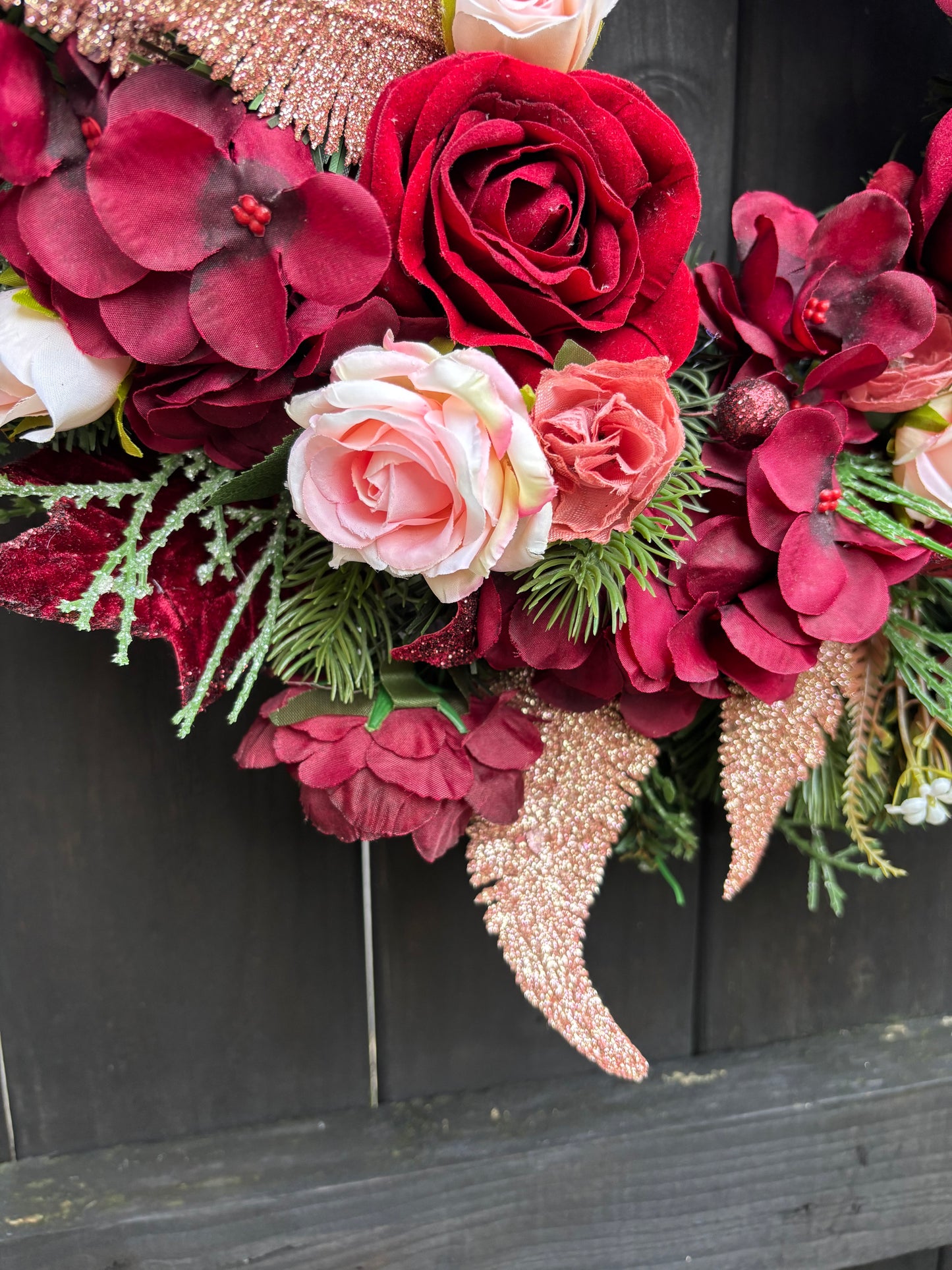Rosegold Christmas Wreath